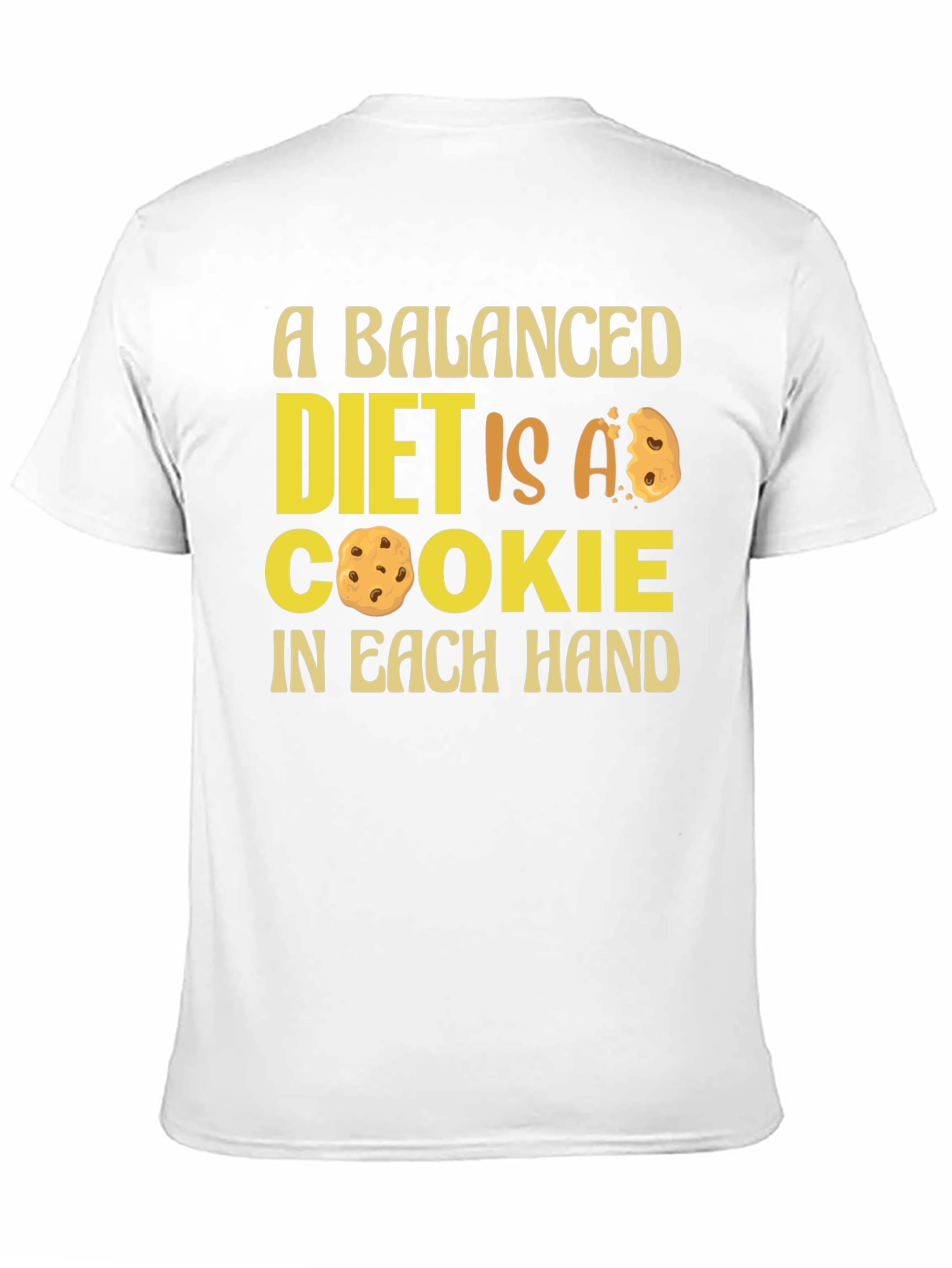 Balanced Diet Cookie T-Shirt - Funny Foodie Tee