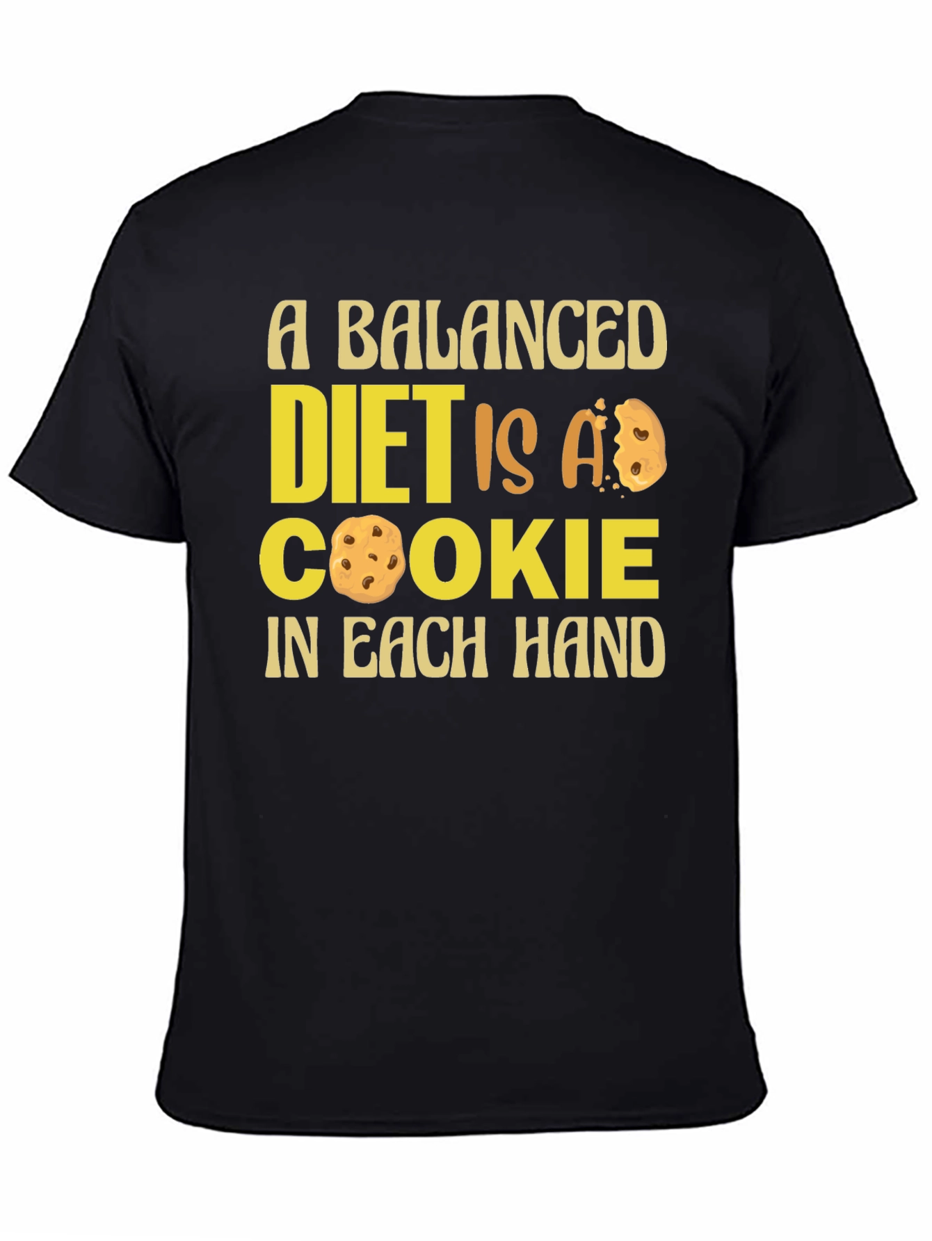 Balanced Diet Cookie T-Shirt - Funny Foodie Tee