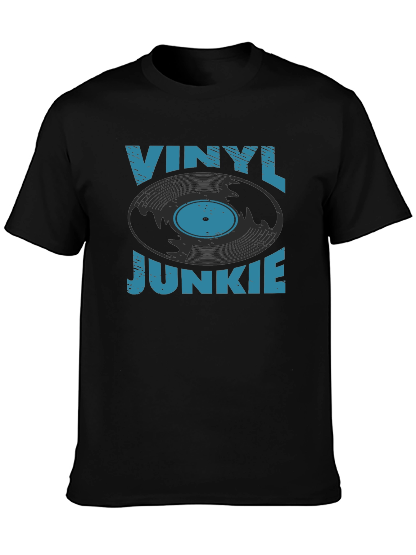Vinyl Junkie T-Shirt - Music Lover Tee