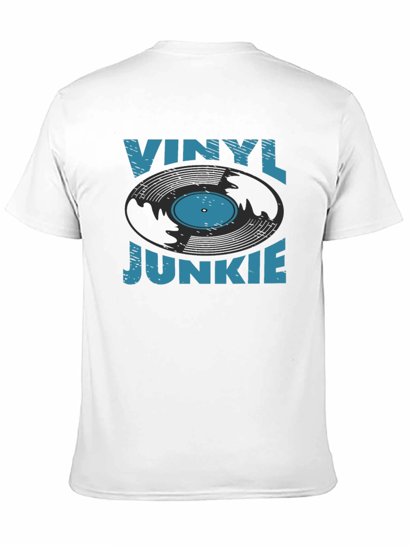 Vinyl Junkie T-Shirt - Music Lover Tee