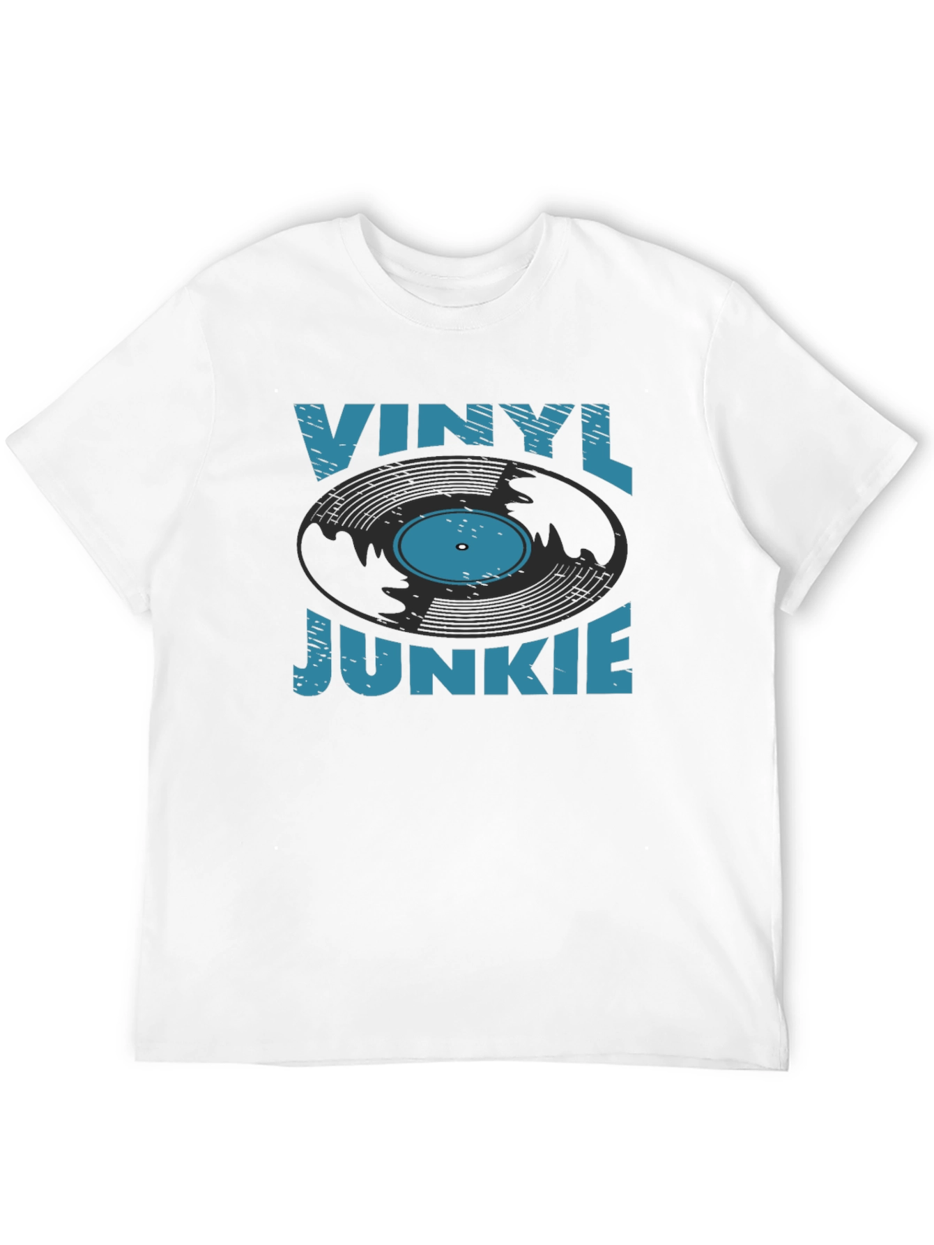 Vinyl Junkie T-Shirt - Music Lover Tee