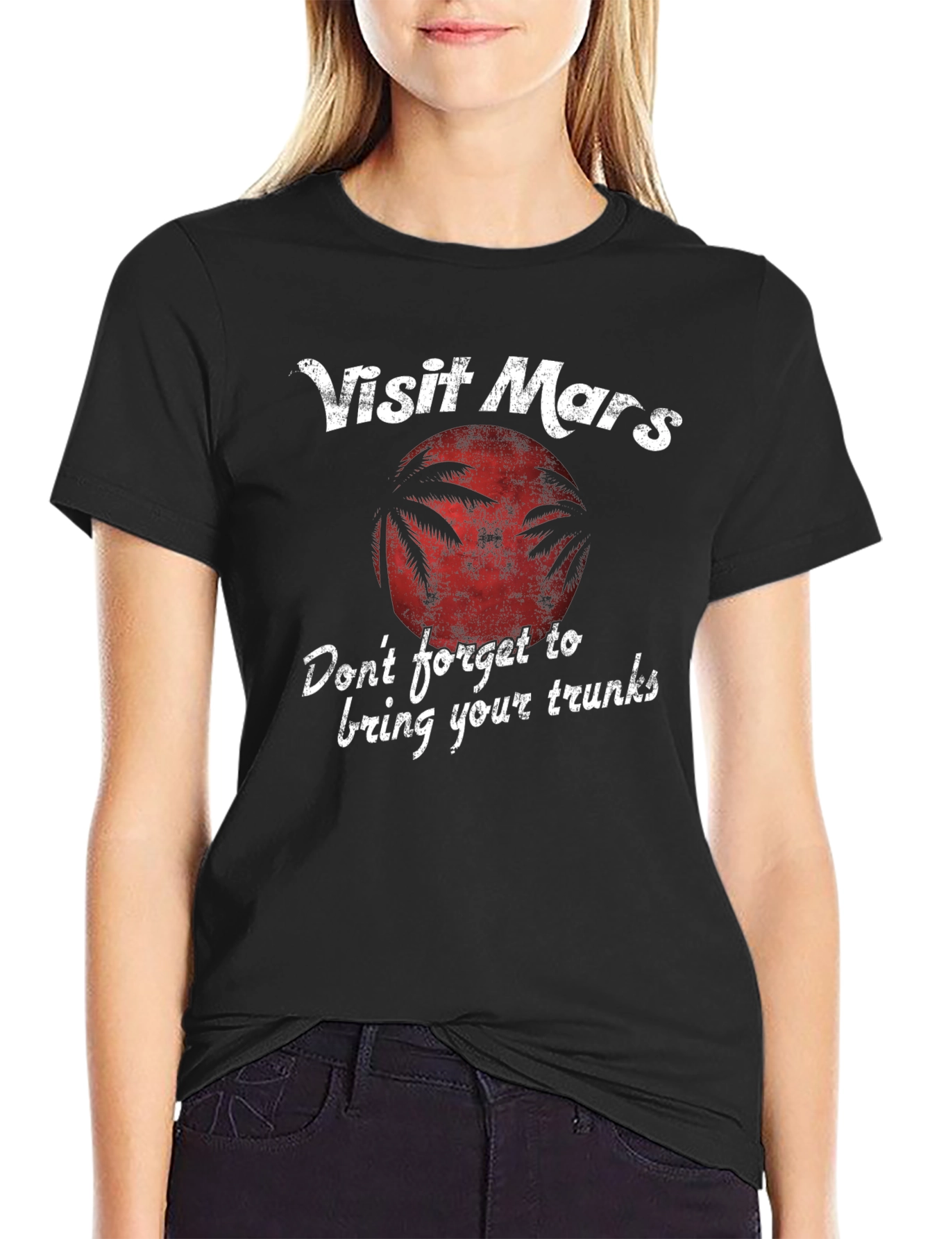 Visit Mars Graphic T-Shirt - Bring Your Trunks!