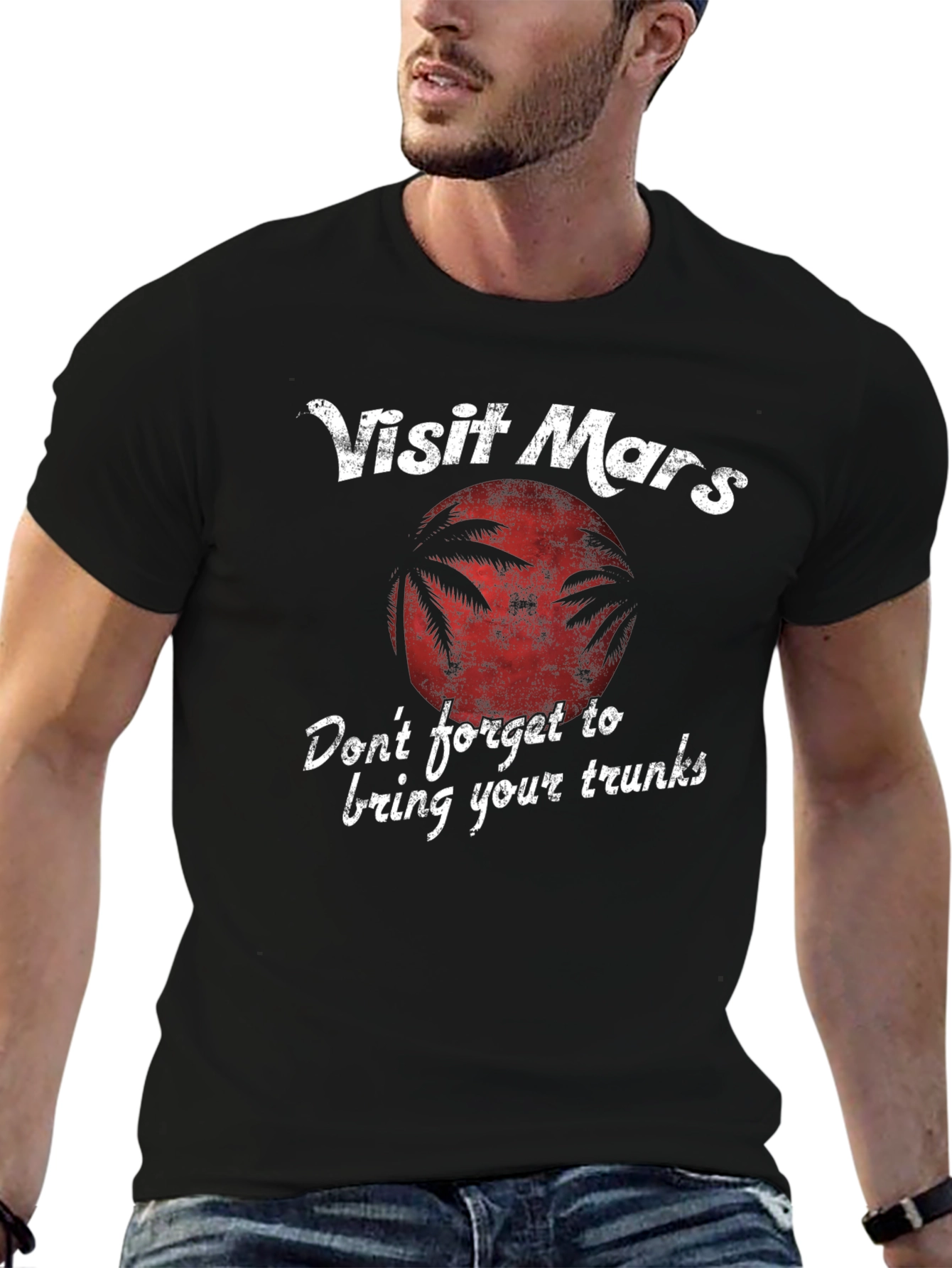 Visit Mars Graphic T-Shirt - Bring Your Trunks!