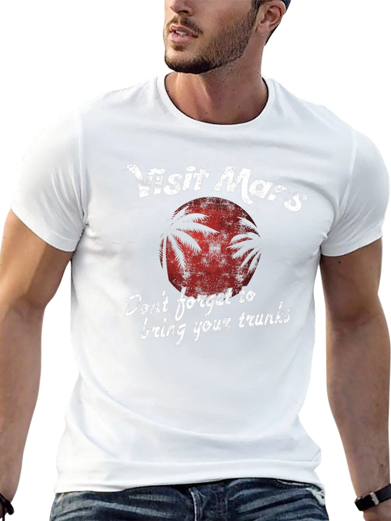 Visit Mars Graphic T-Shirt - Bring Your Trunks!