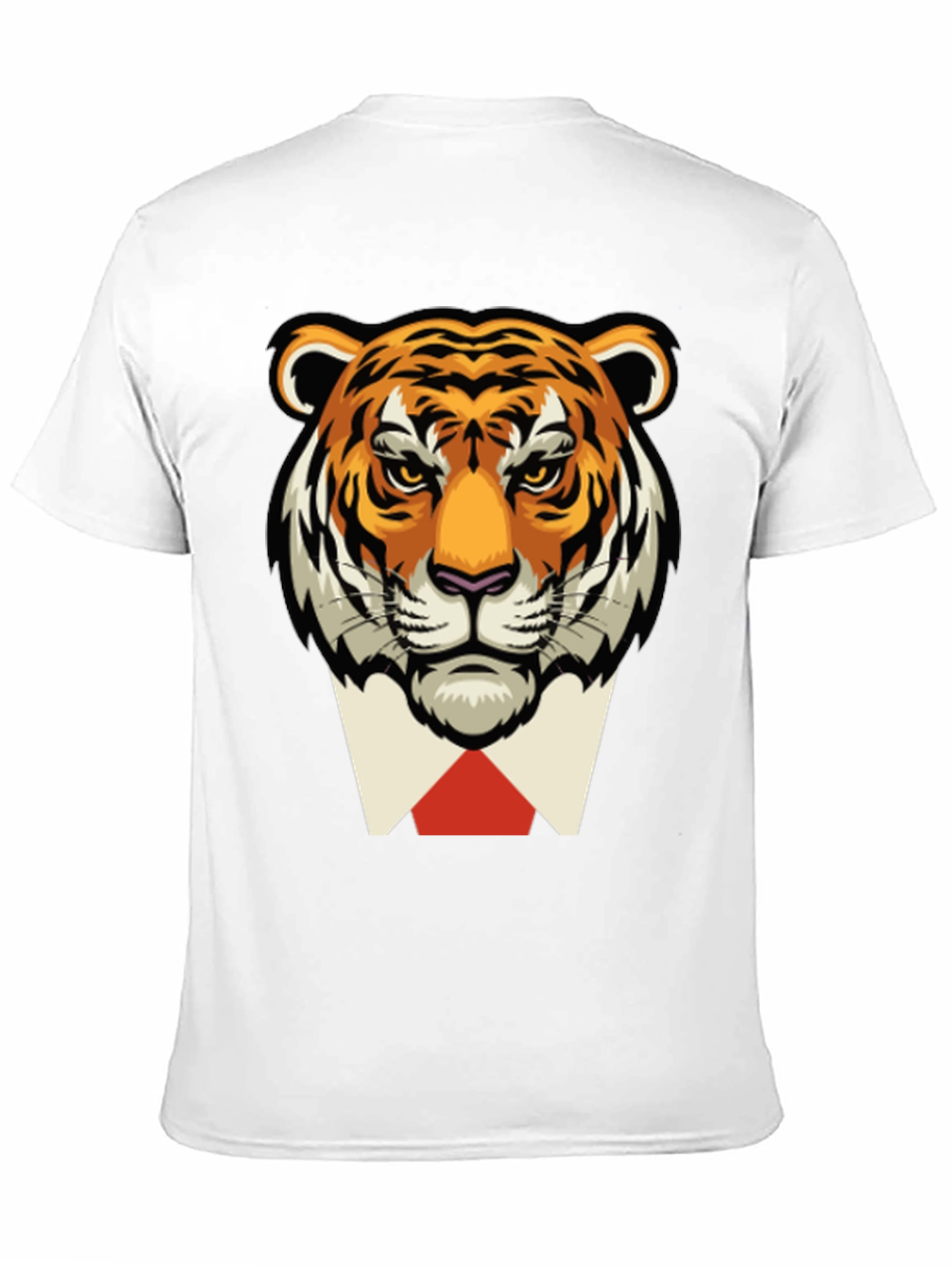 Tiger Head Black T-Shirt -  Classy Animal Tee