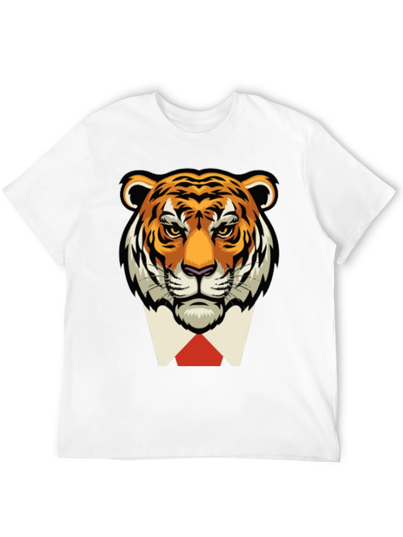Tiger Head Black T-Shirt -  Classy Animal Tee
