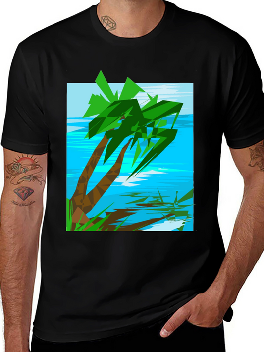 Tropical Palm Tree Graphic Tee