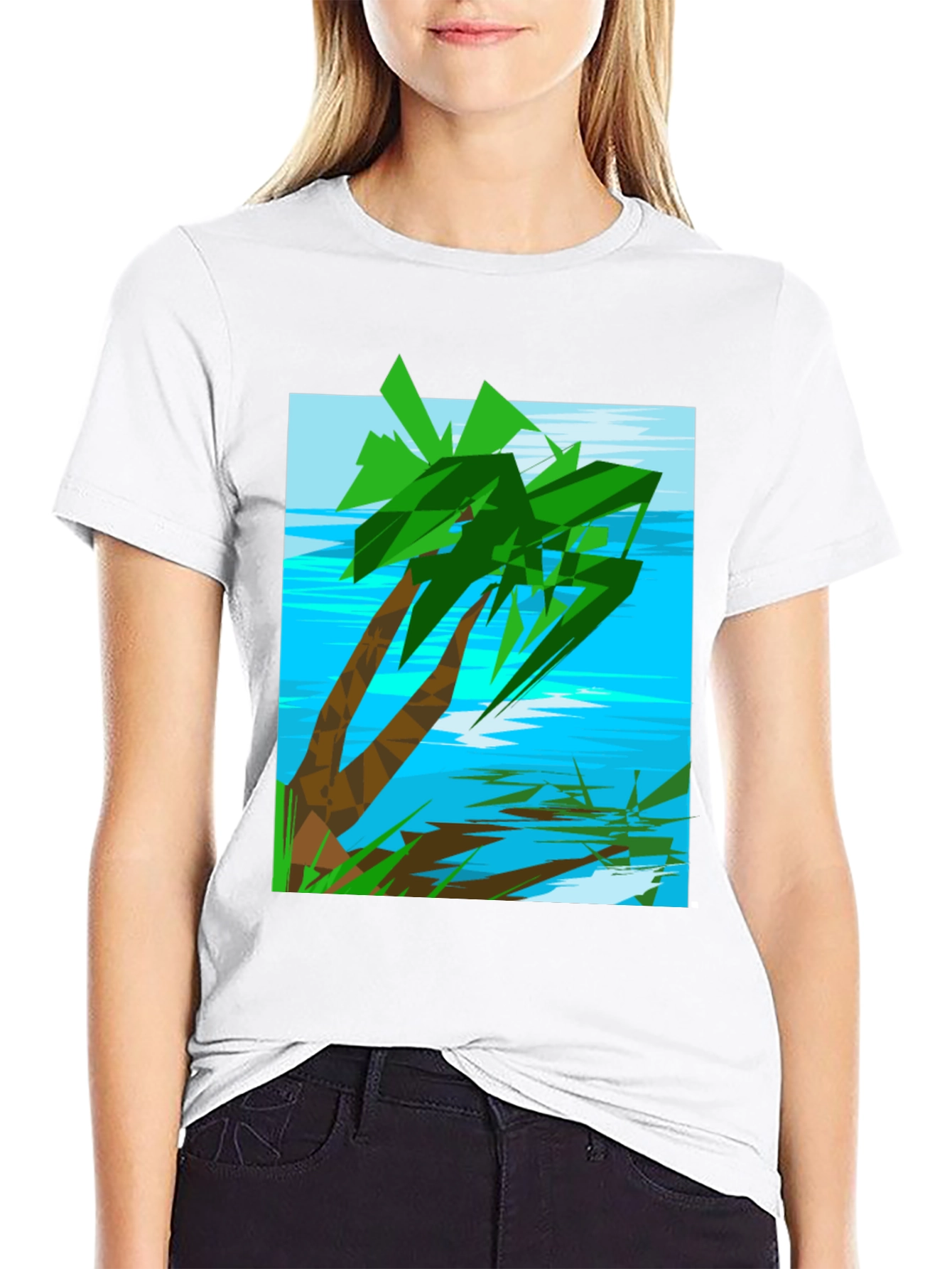 Tropical Palm Tree Graphic Tee