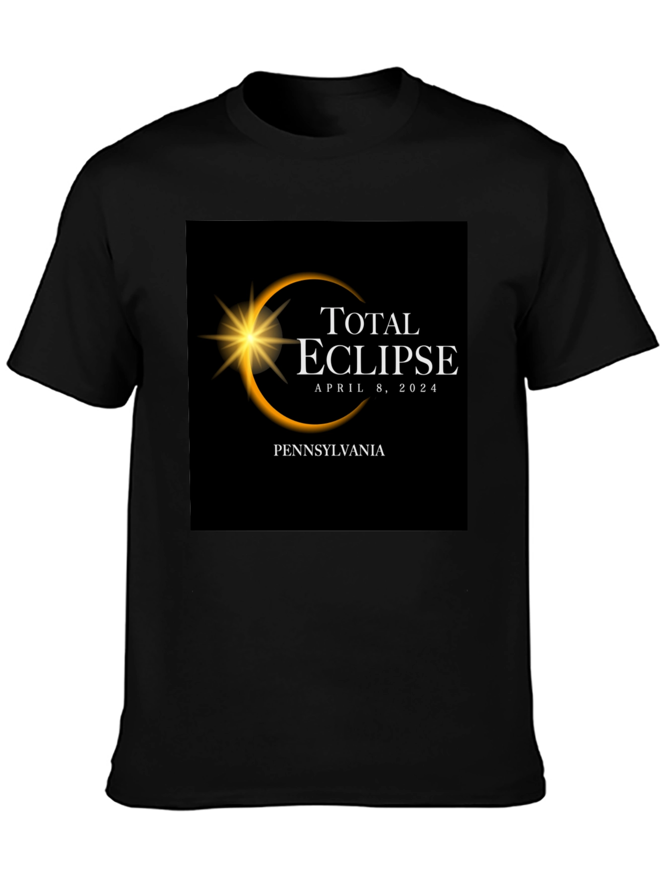 Total Eclipse April 8 2024 Pennsylvania T-Shirt