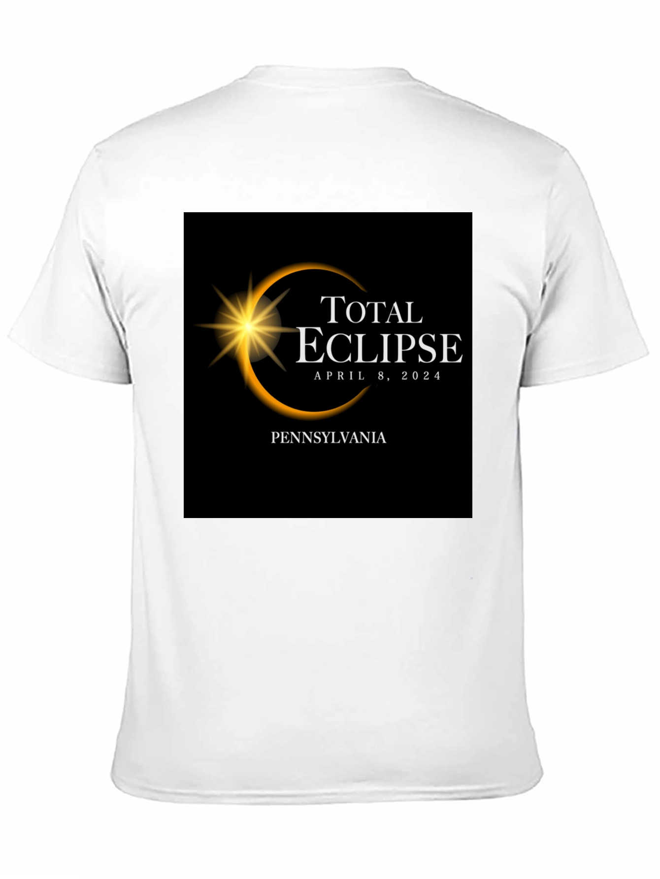Total Eclipse April 8 2024 Pennsylvania T-Shirt