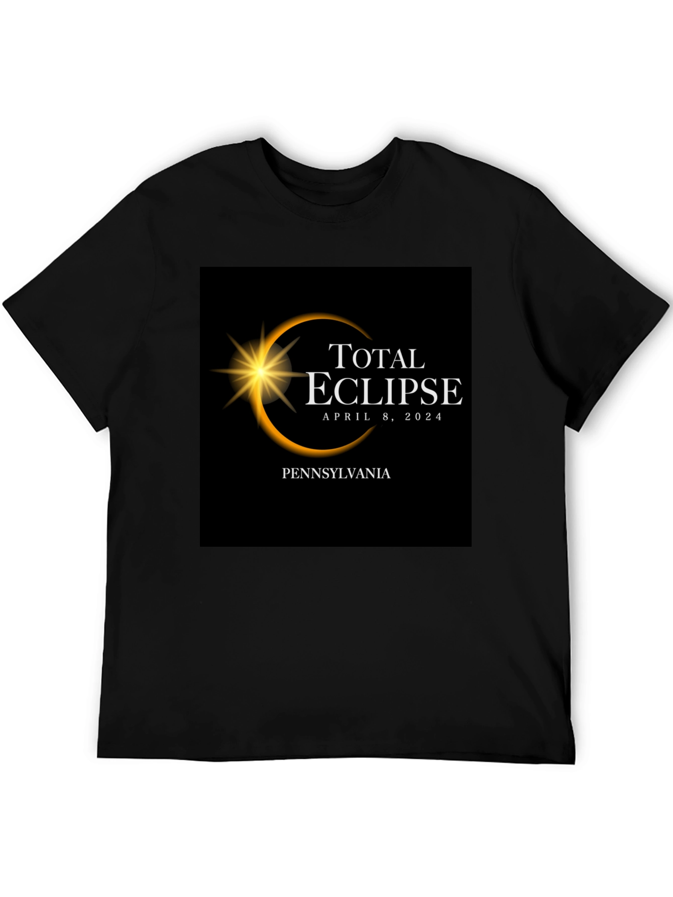 Total Eclipse April 8 2024 Pennsylvania T-Shirt