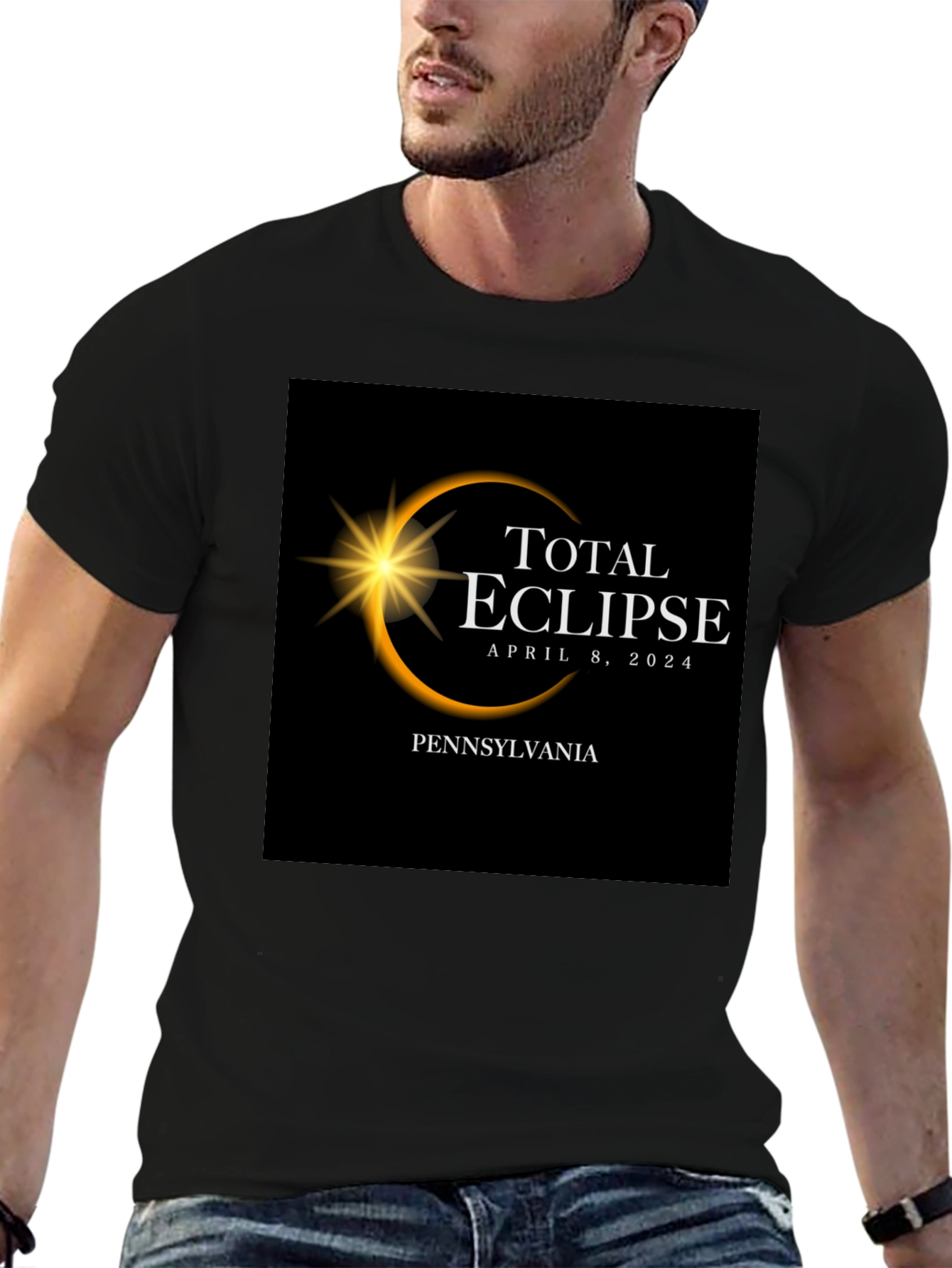 Total Eclipse April 8 2024 Pennsylvania T-Shirt