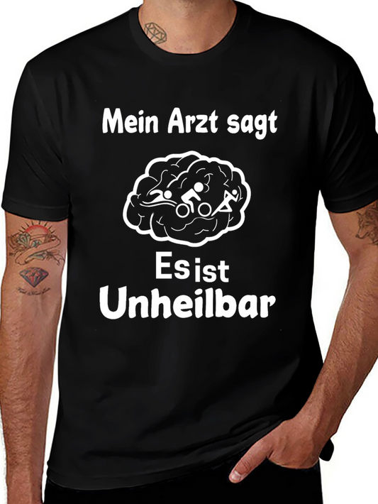 Triathlon Brain Humor T-Shirt