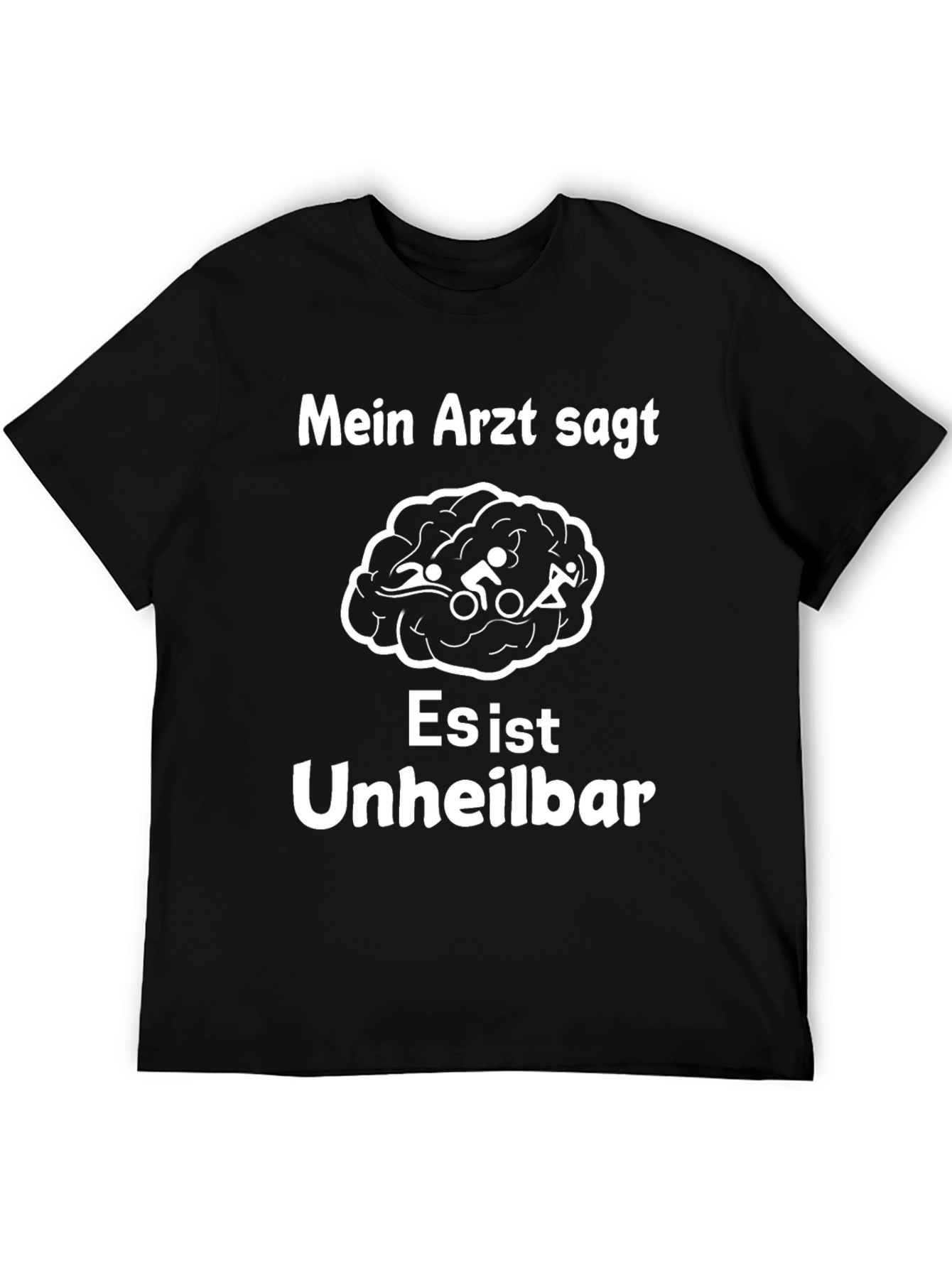 Triathlon Brain Humor T-Shirt