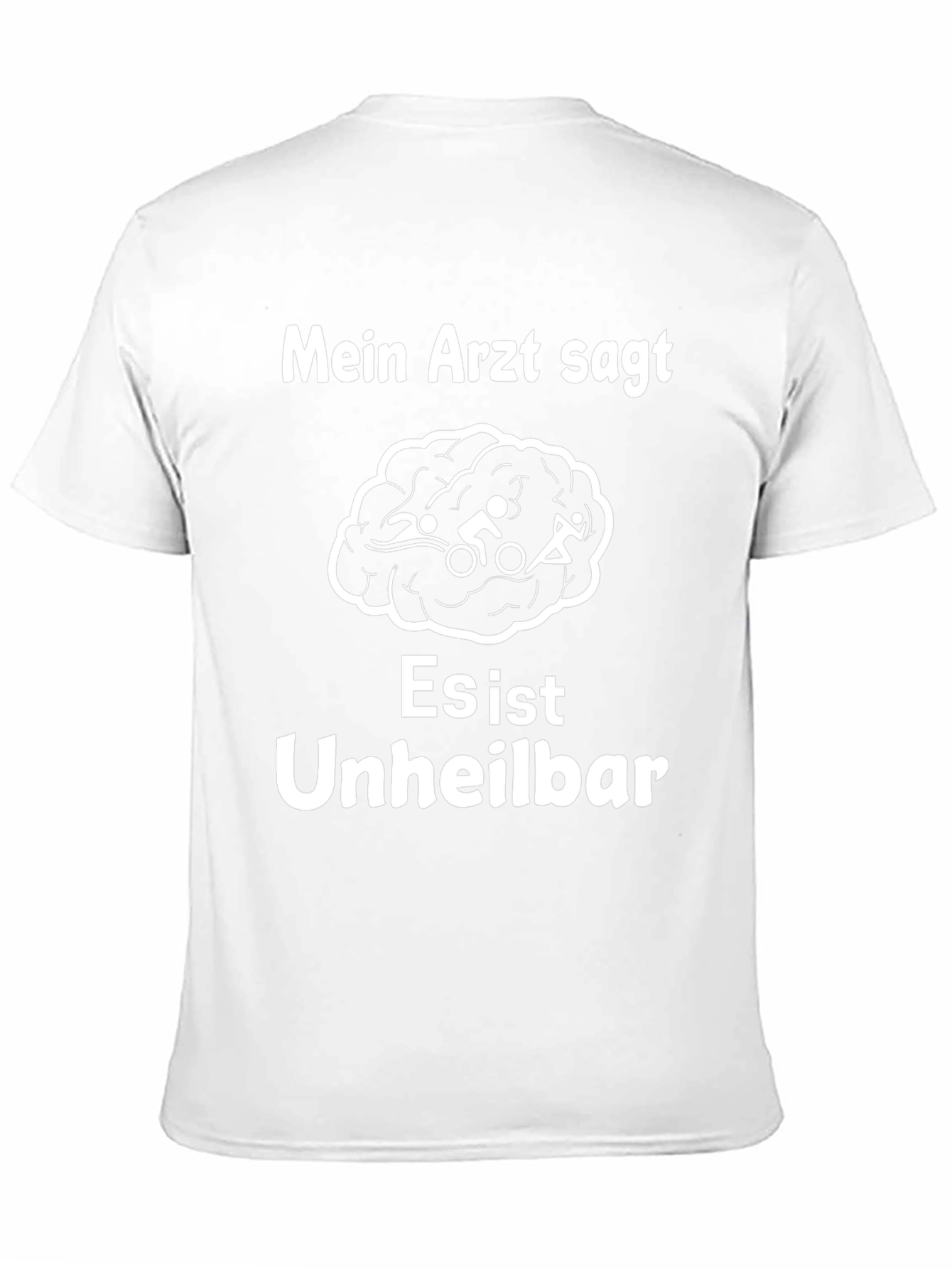 Triathlon Brain Humor T-Shirt