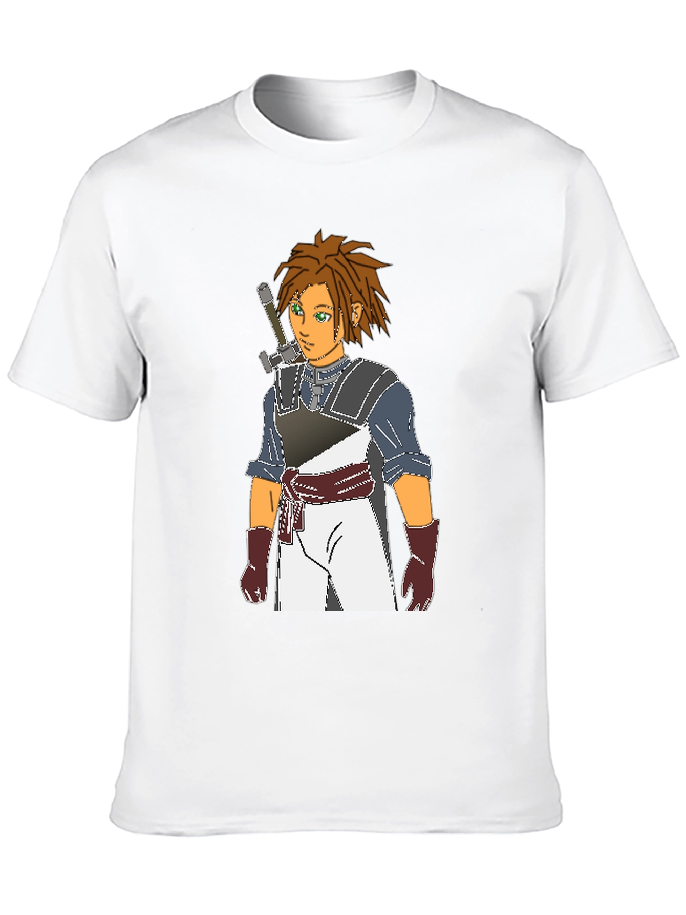 Anime Character Graphic Black T-Shirt