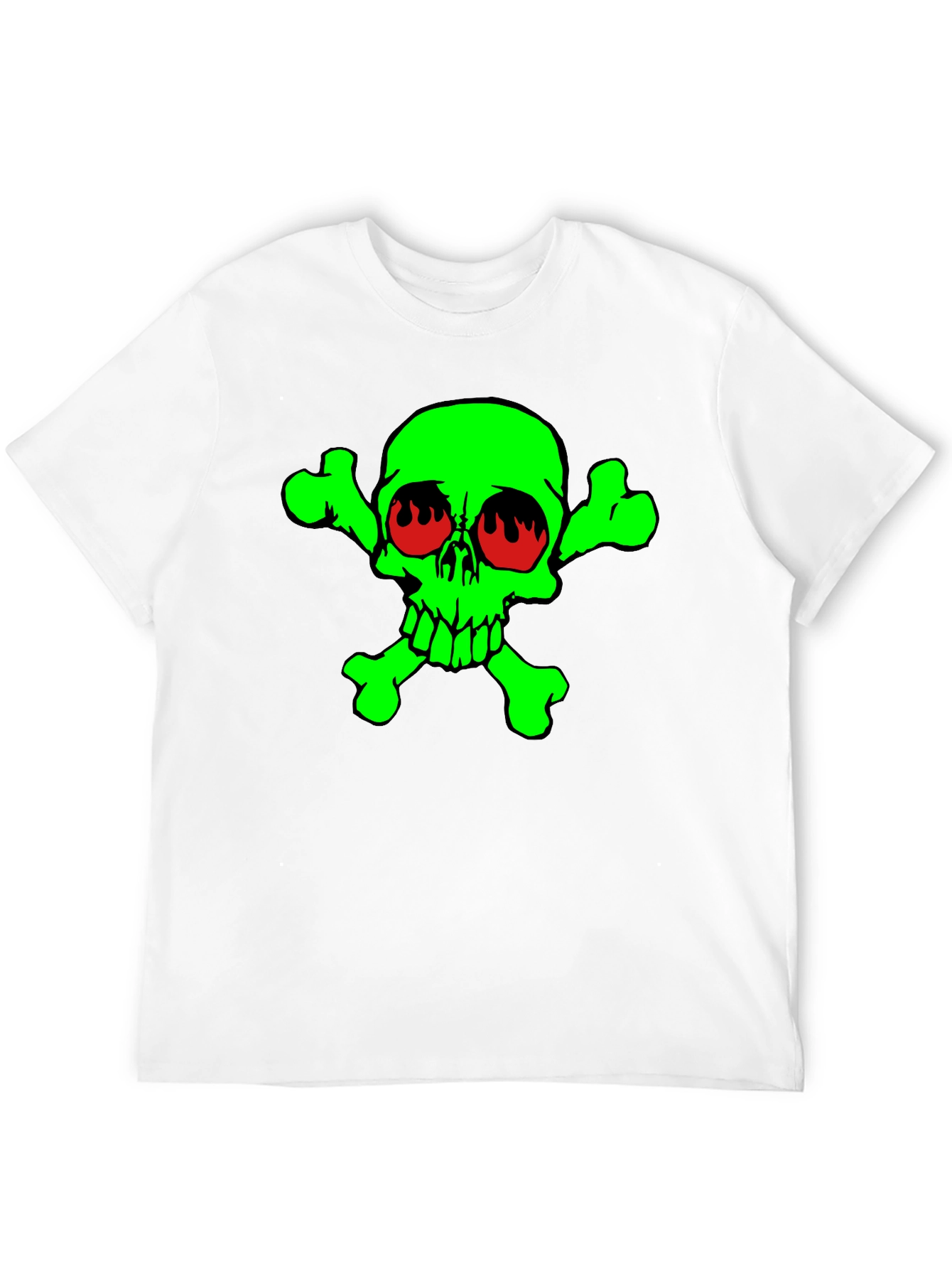 Toxic Skull Graphic T-Shirt