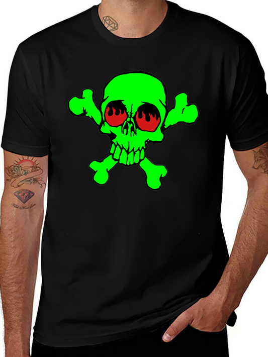 Toxic Skull Graphic T-Shirt
