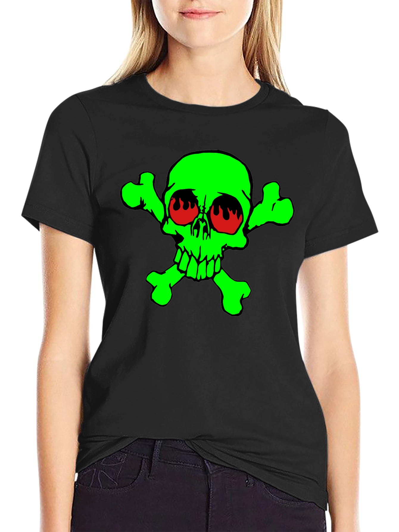 Toxic Skull Graphic T-Shirt