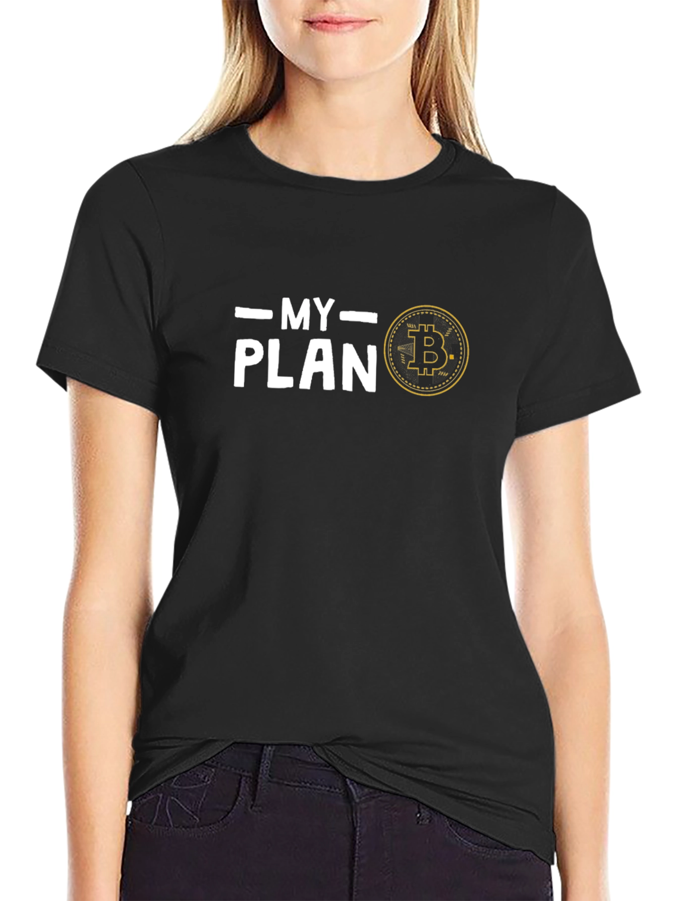 Bitcoin Plan Black T-Shirt