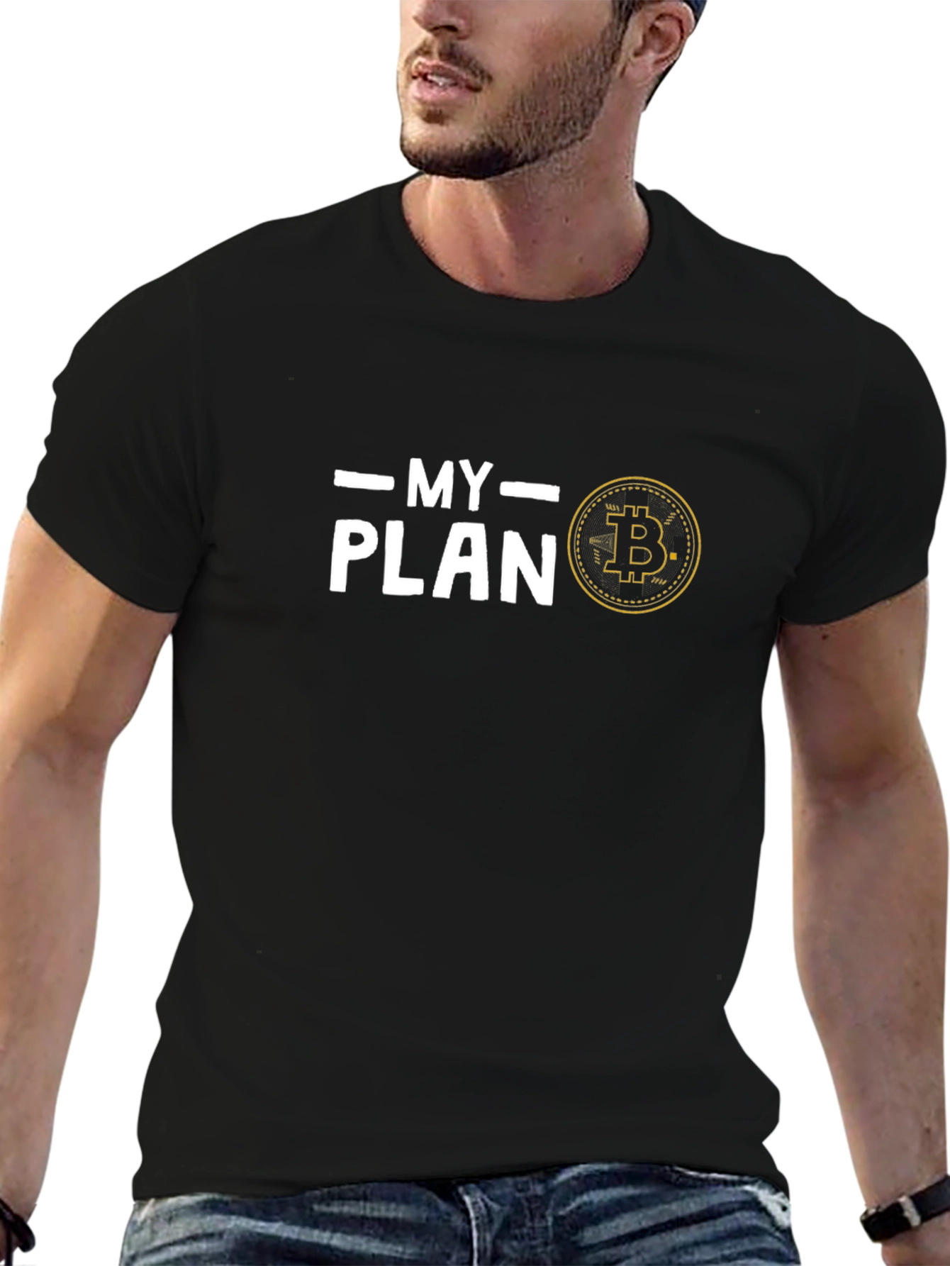 Bitcoin Plan Black T-Shirt