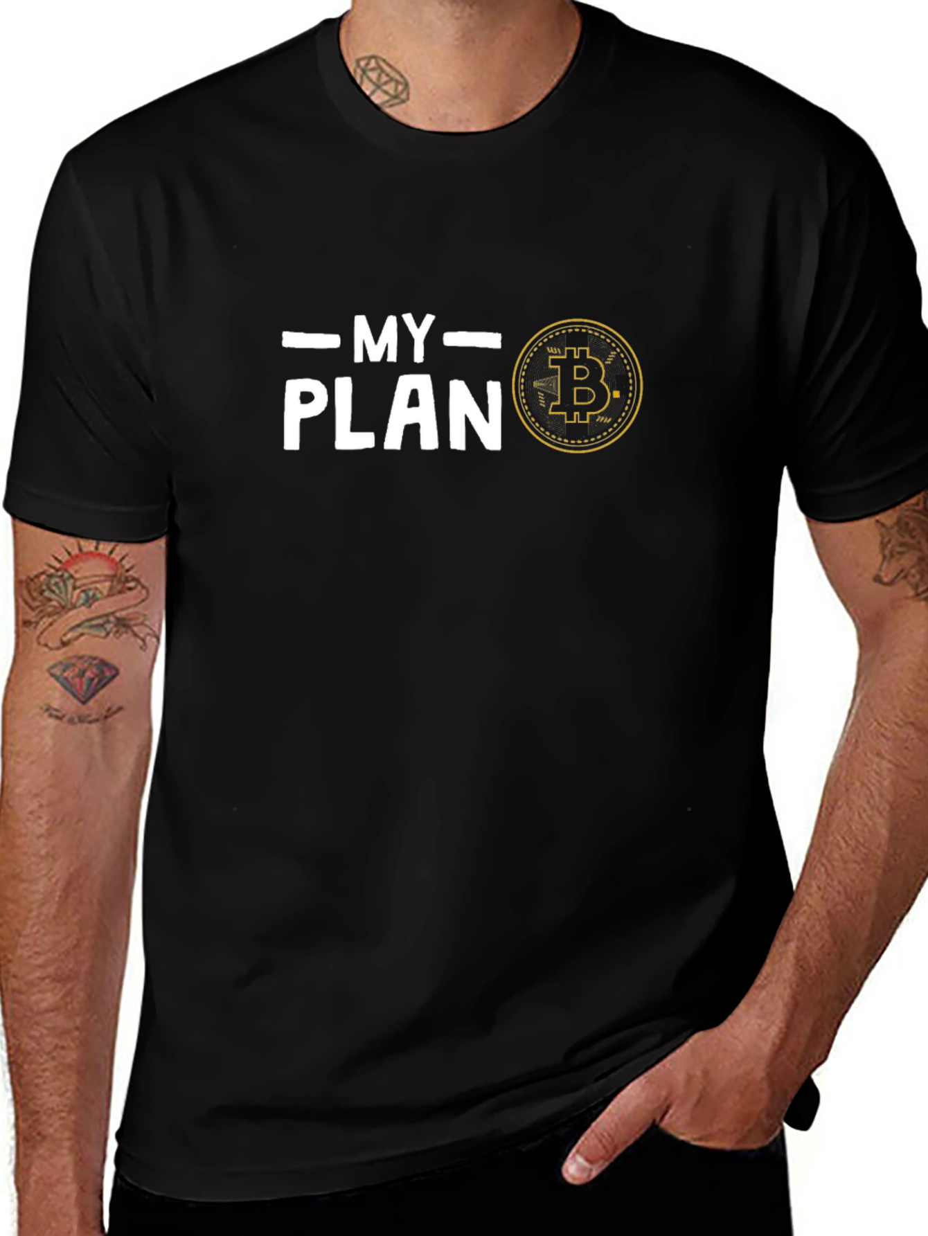 Bitcoin Plan Black T-Shirt