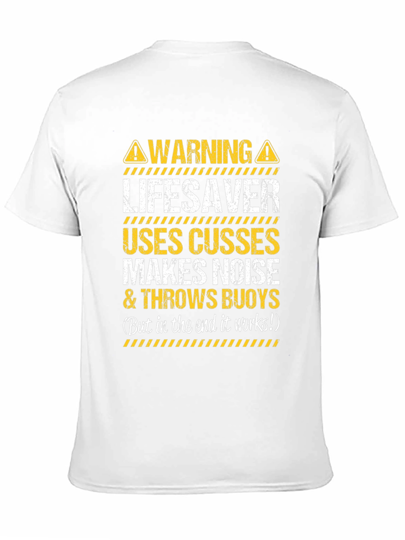 Warning Lifesaver T-Shirt - Funny Rescue Tee