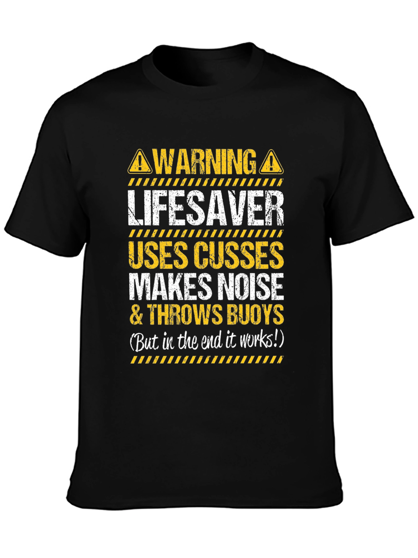 Warning Lifesaver T-Shirt - Funny Rescue Tee