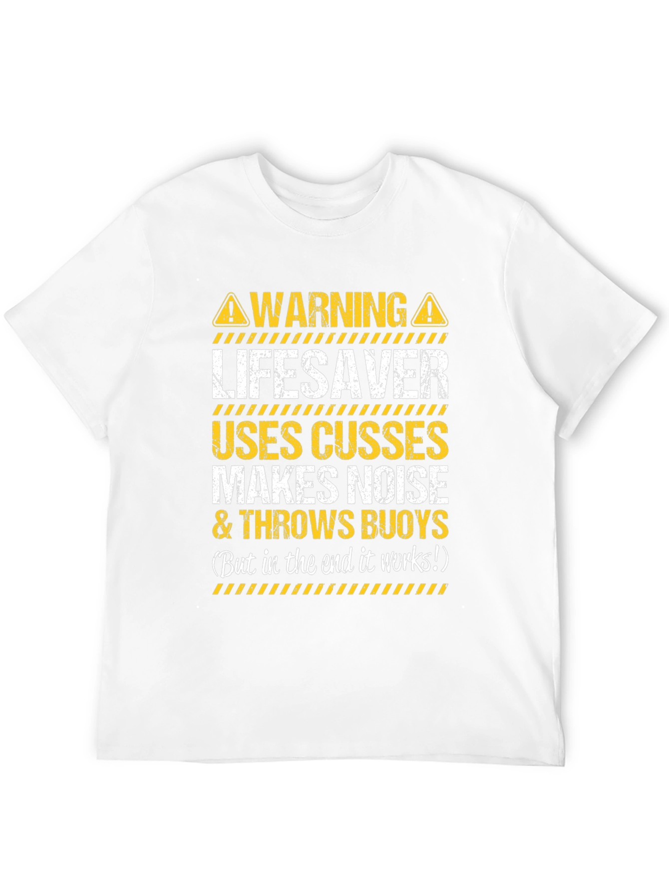 Warning Lifesaver T-Shirt - Funny Rescue Tee