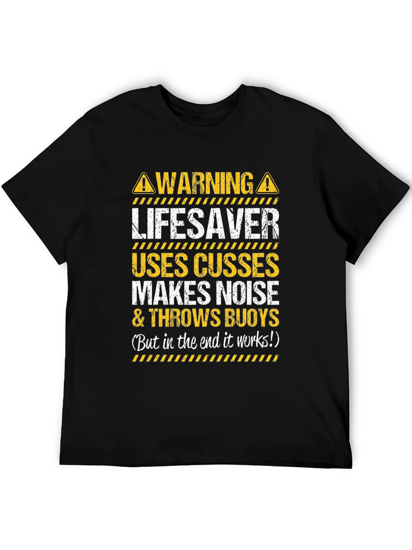 Warning Lifesaver T-Shirt - Funny Rescue Tee