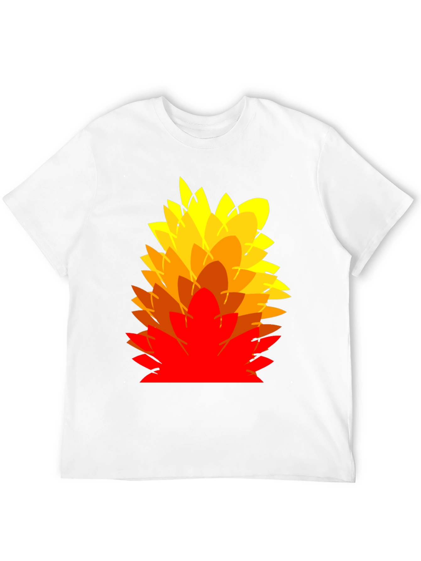 Abstract Floral Graphic Print T-Shirt