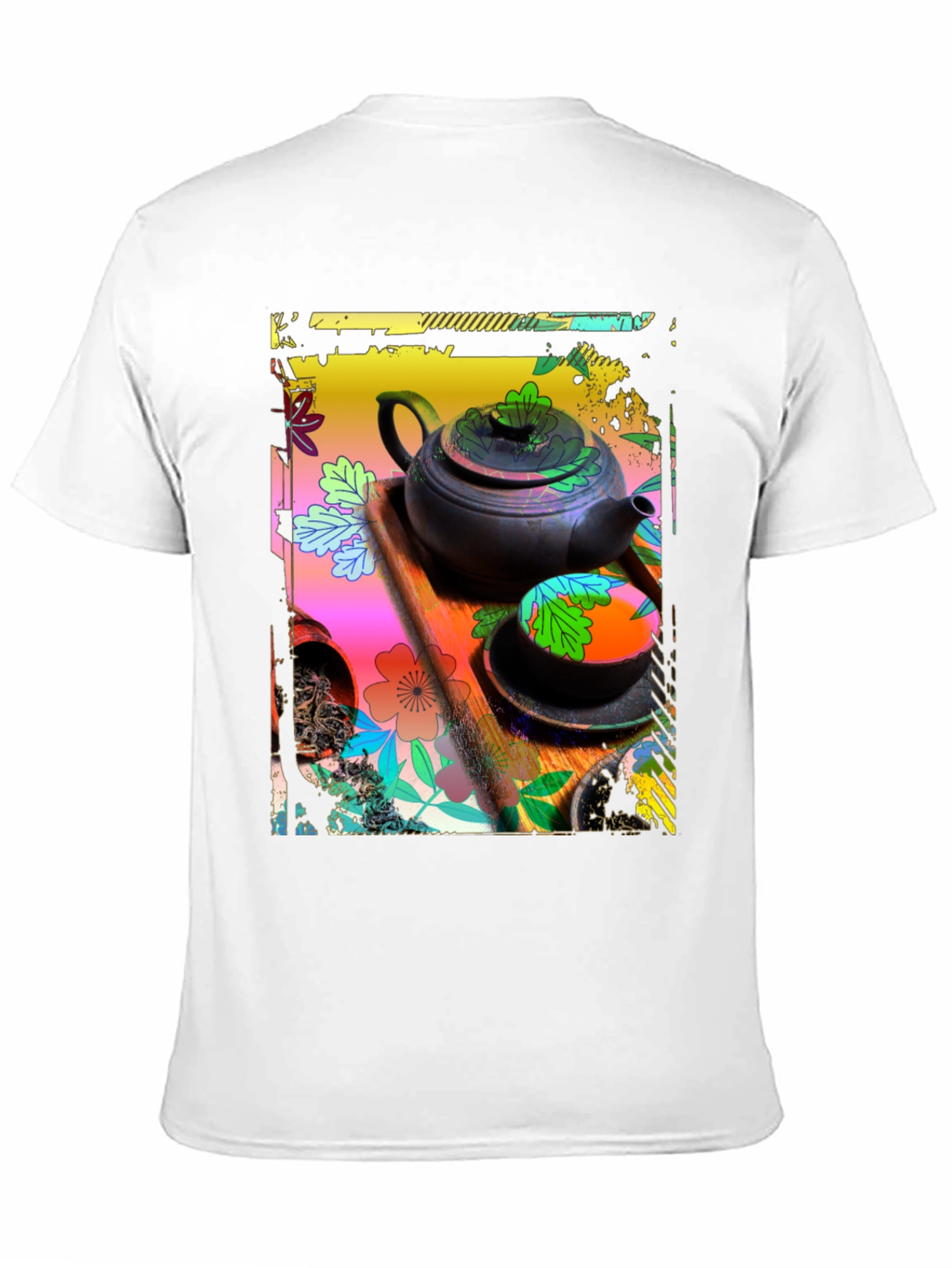 Artistic Tea Set Graphic Tee