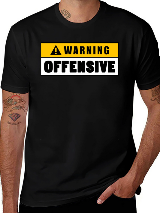 Warning Offensive Graphic Tee