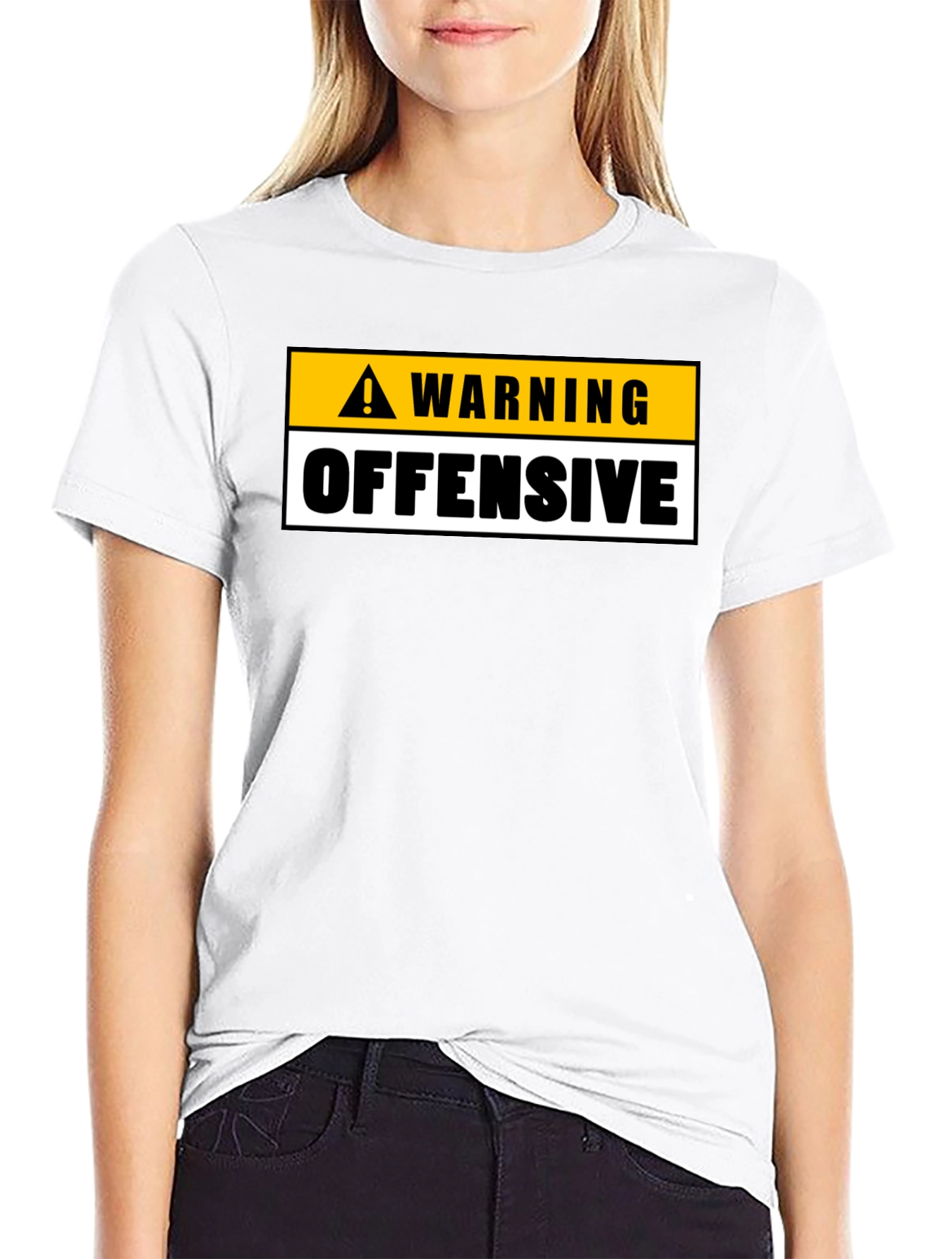 Warning Offensive Graphic Tee