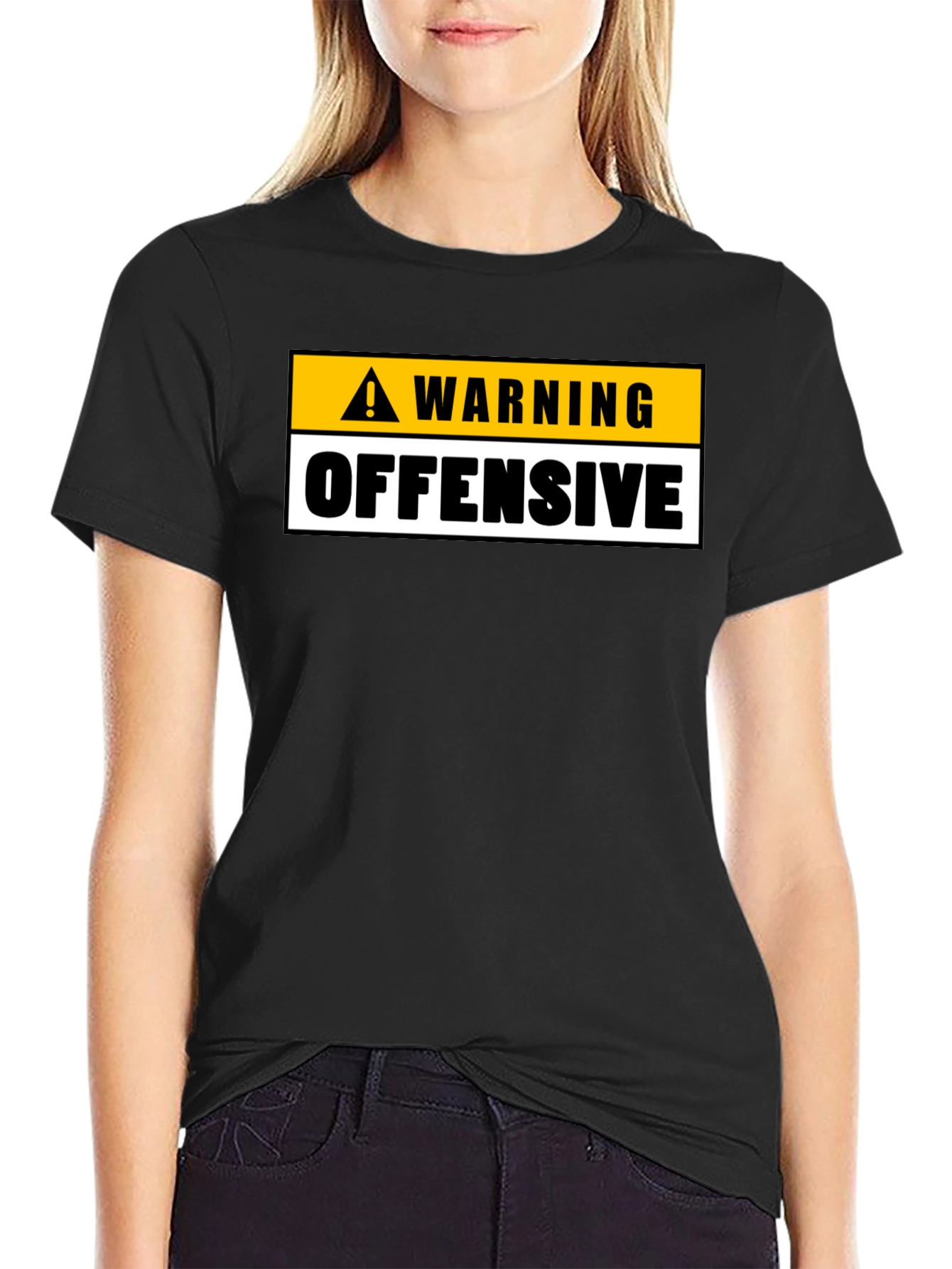 Warning Offensive Graphic Tee