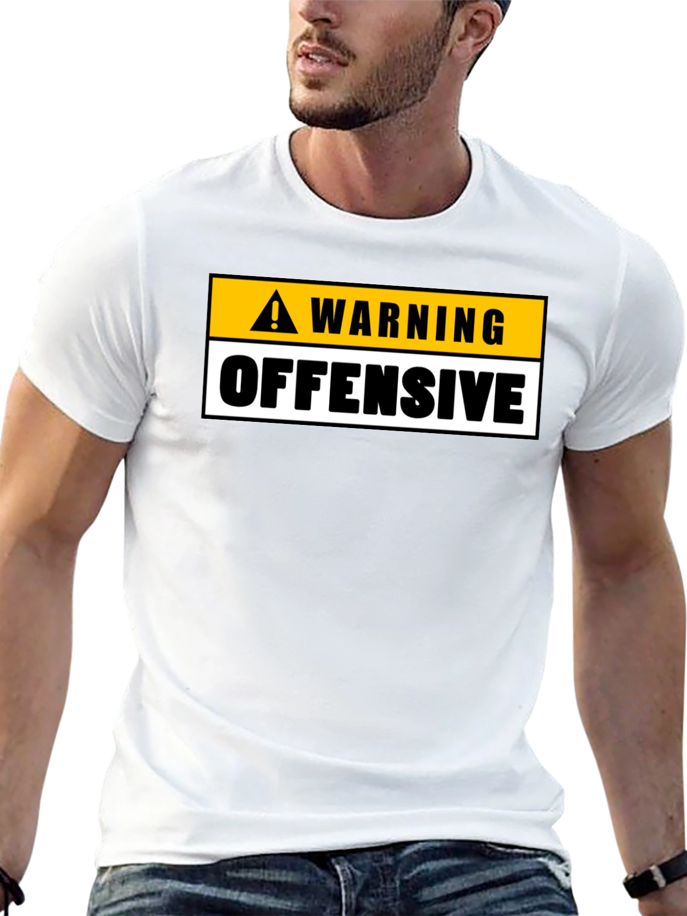 Warning Offensive Graphic Tee