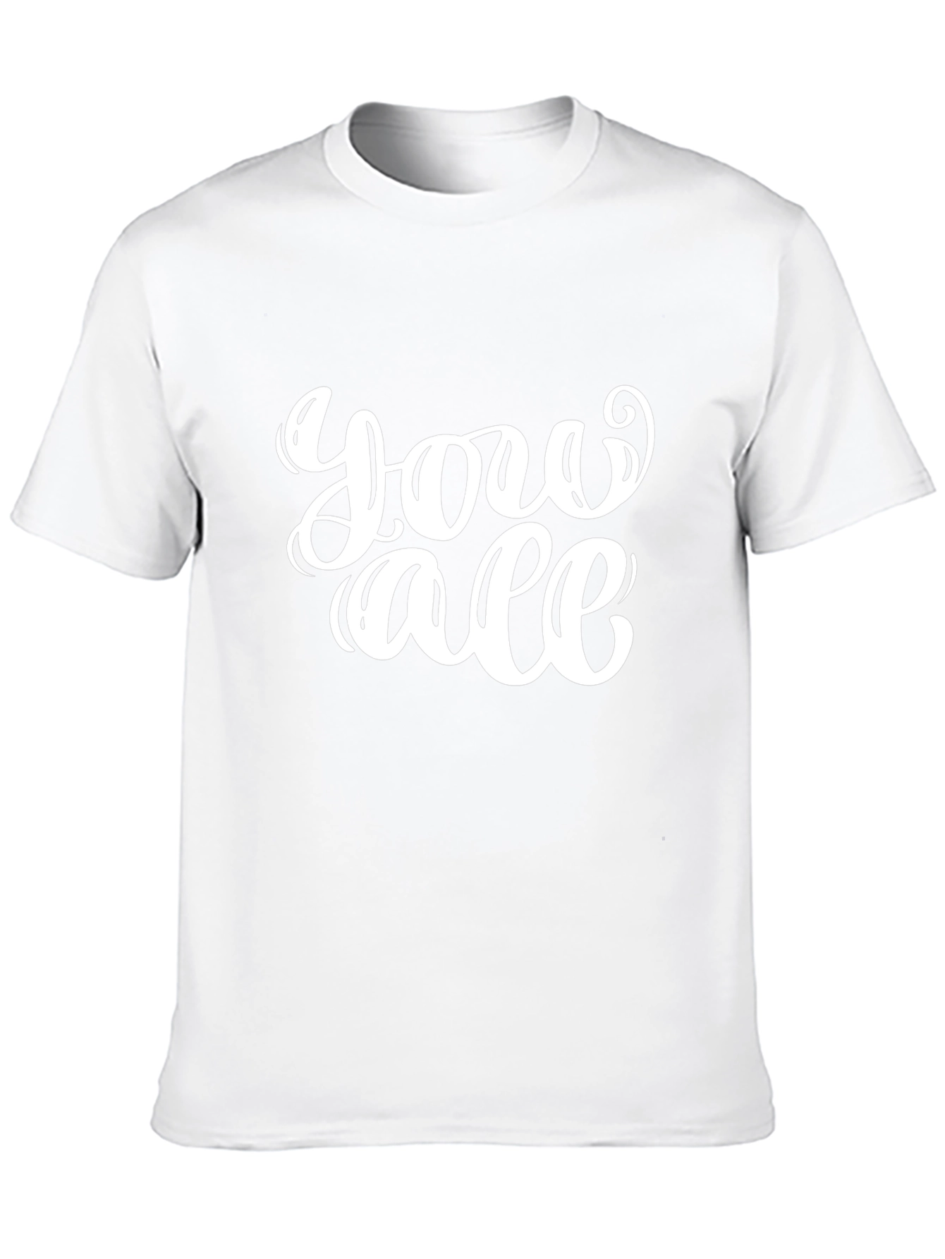 You All Graphic T-Shirt - Casual Black Tee