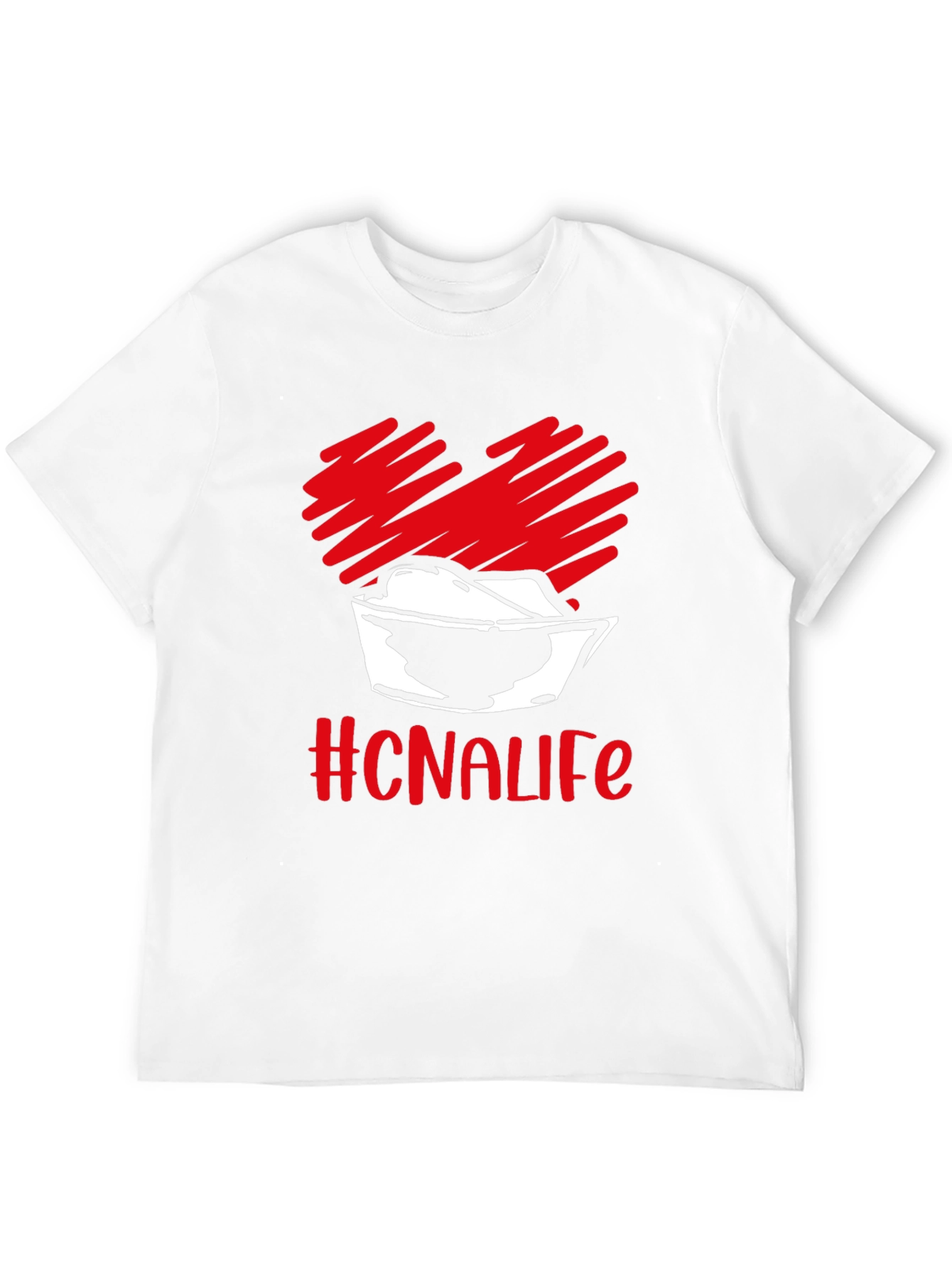 #CNALife Heart Graphic Tee - Certified Nursing Assistant Pride