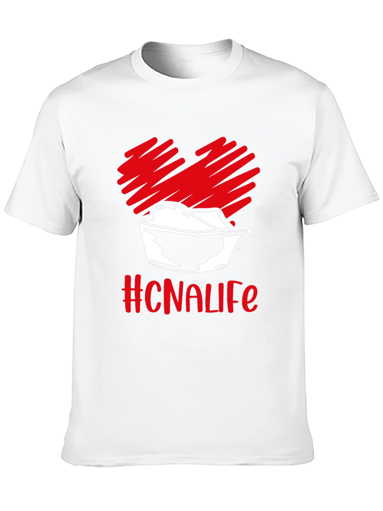 #CNALife Heart Graphic Tee - Certified Nursing Assistant Pride