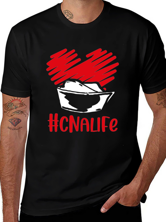 #CNALife Heart Graphic Tee - Certified Nursing Assistant Pride