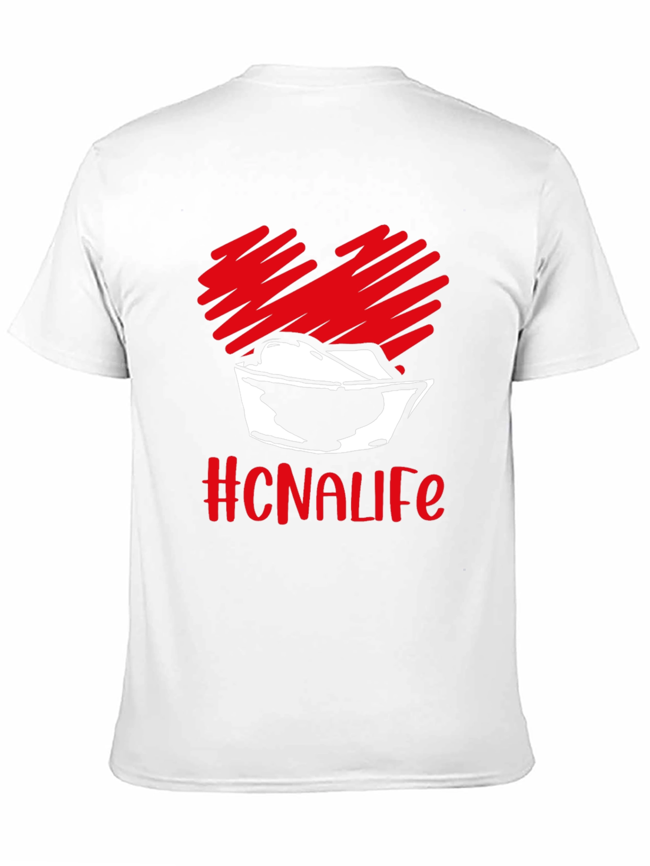 #CNALife Heart Graphic Tee - Certified Nursing Assistant Pride