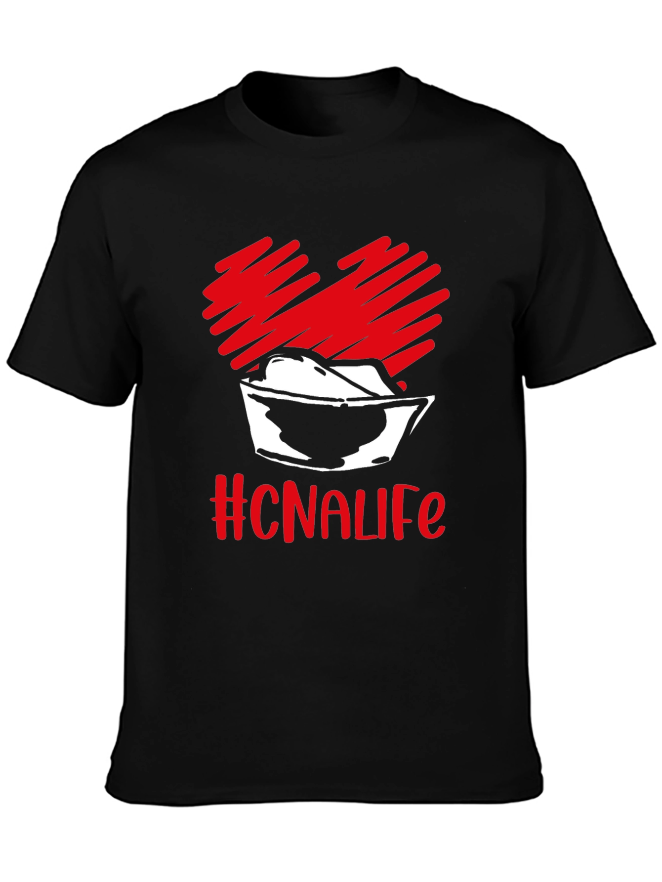 #CNALife Heart Graphic Tee - Certified Nursing Assistant Pride