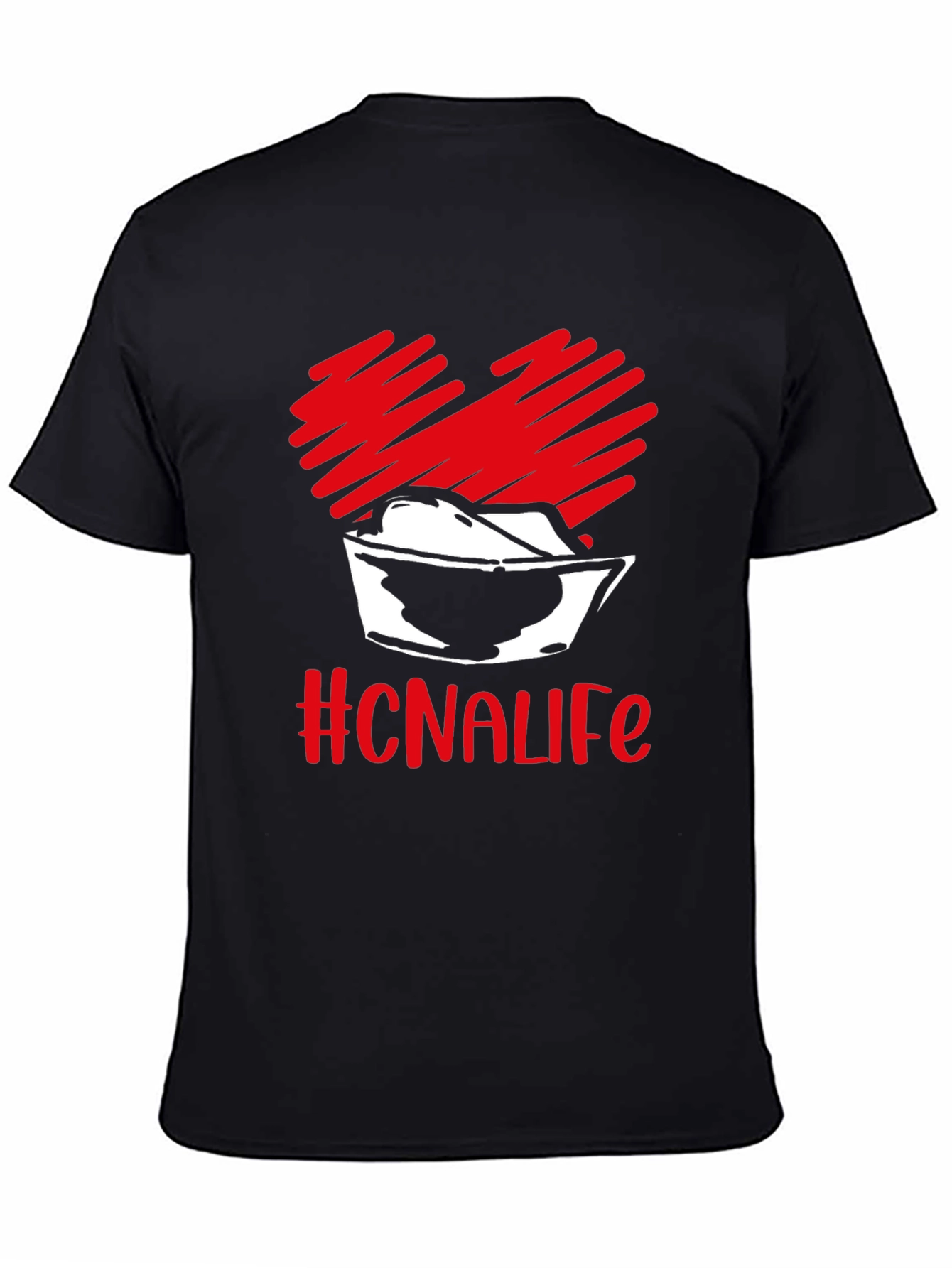 #CNALife Heart Graphic Tee - Certified Nursing Assistant Pride