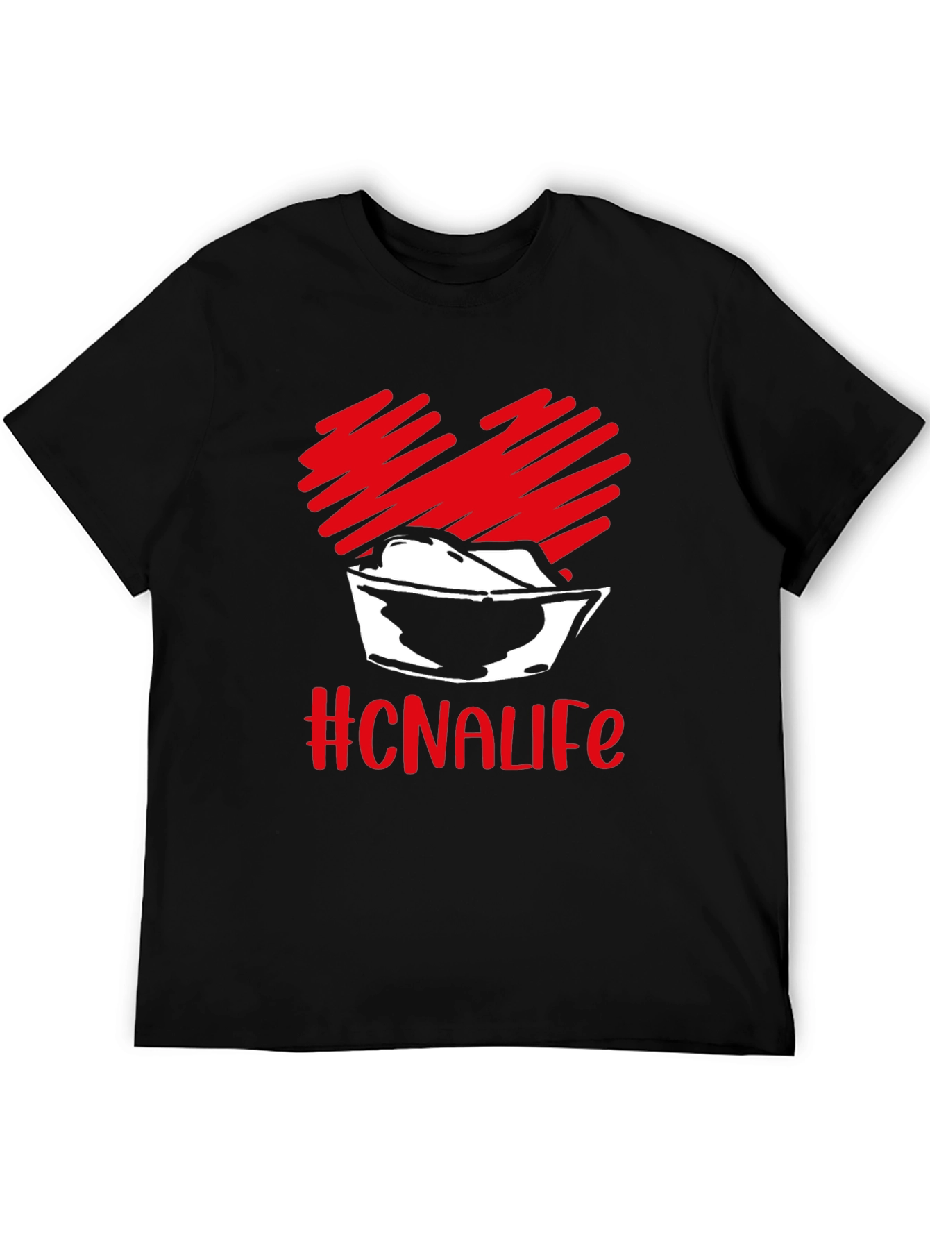 #CNALife Heart Graphic Tee - Certified Nursing Assistant Pride
