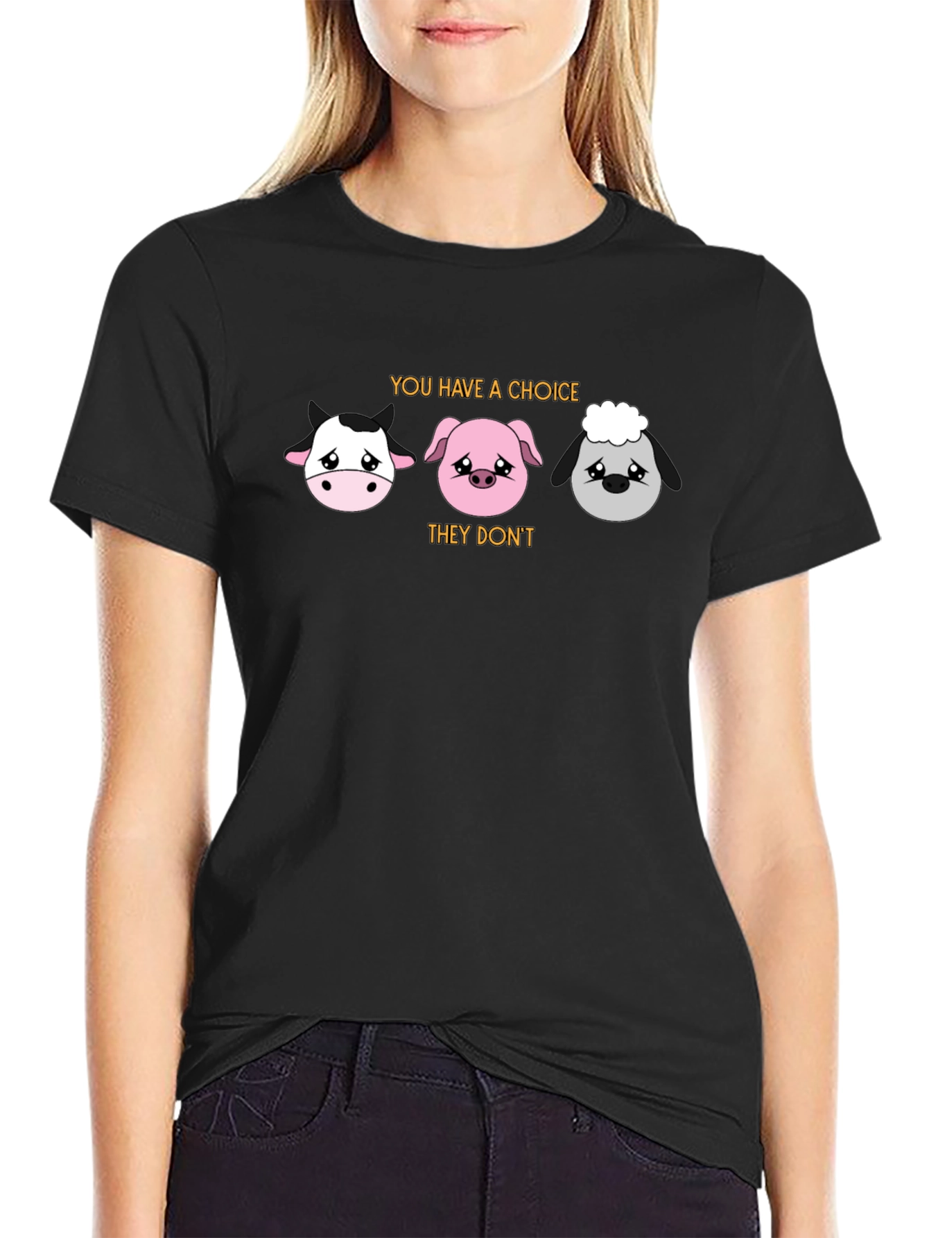 Vegan Choice T-Shirt - Animal Rights Tee