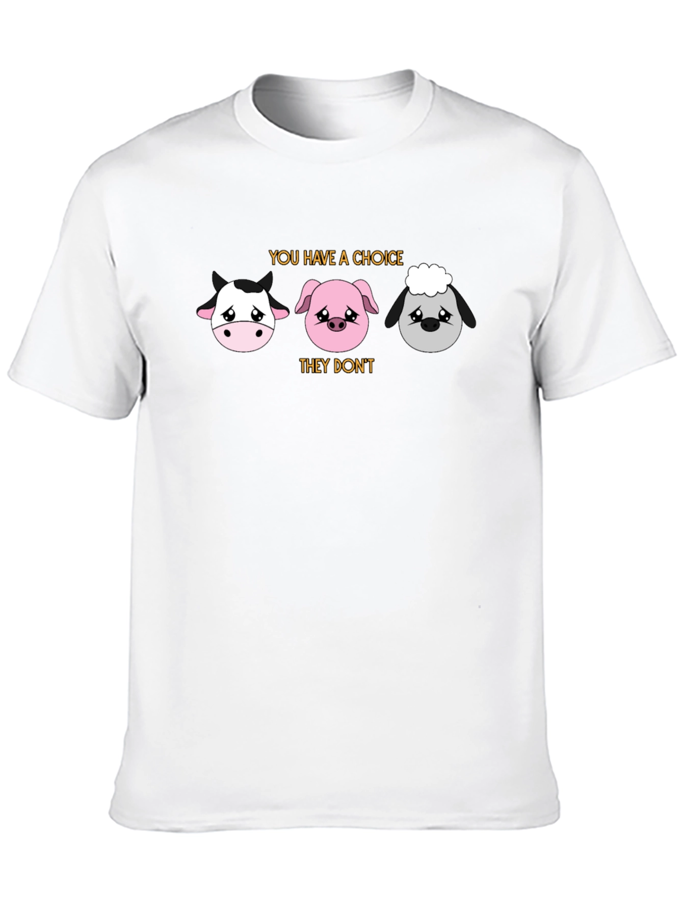 Vegan Choice T-Shirt - Animal Rights Tee