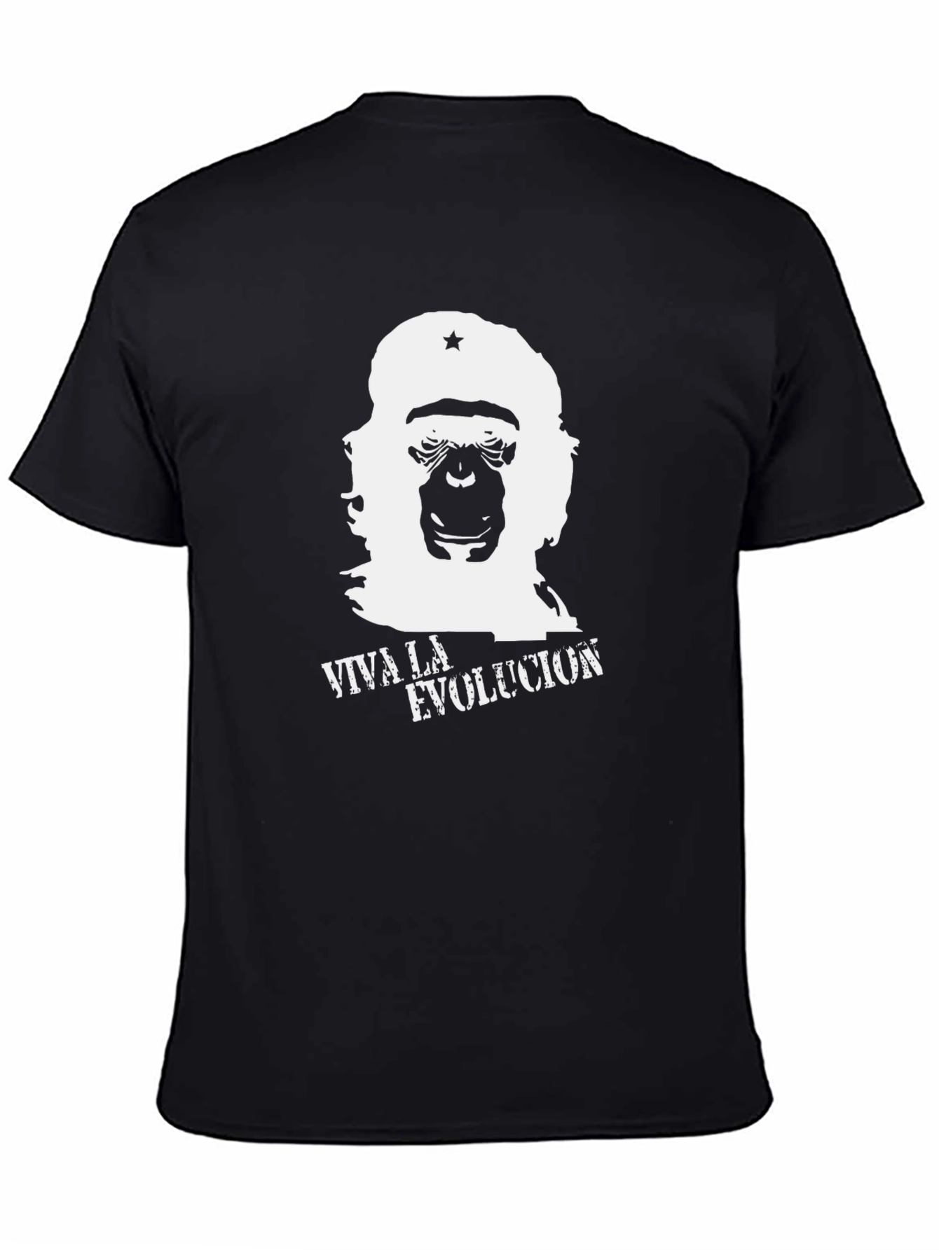 Viva La Evolucion Black Graphic Tee