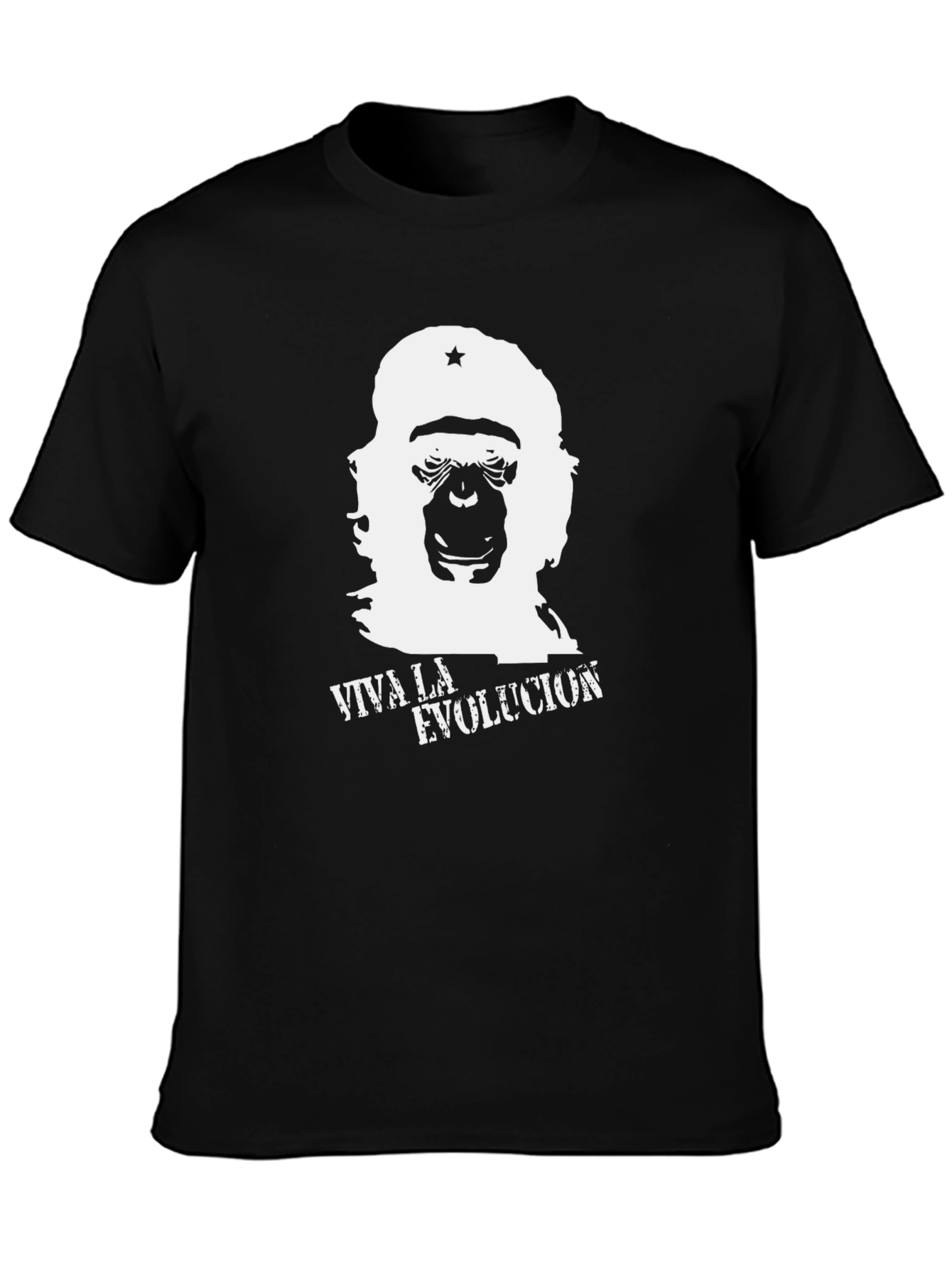 Viva La Evolucion Black Graphic Tee