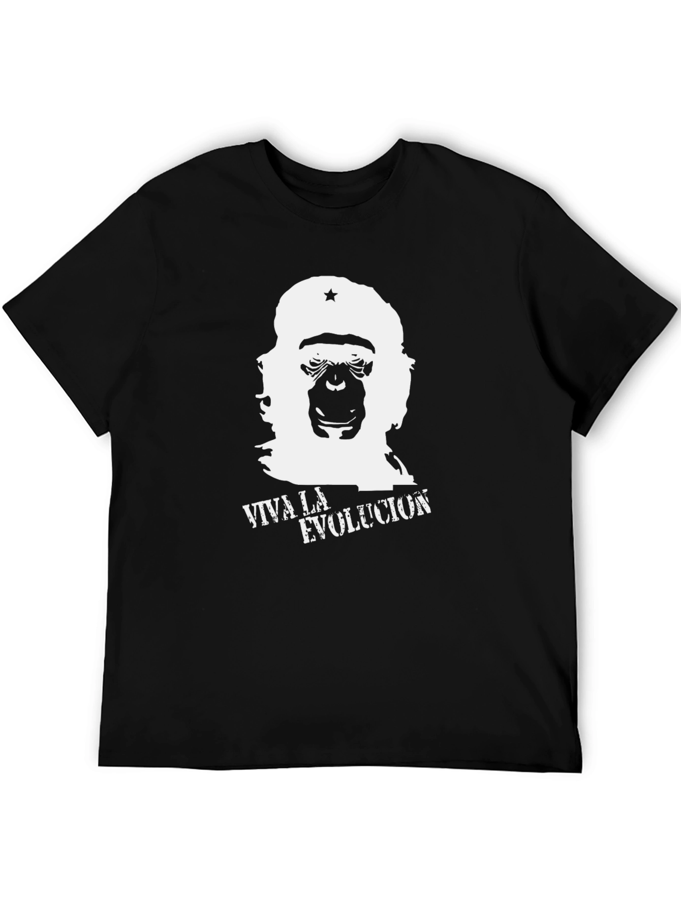 Viva La Evolucion Black Graphic Tee