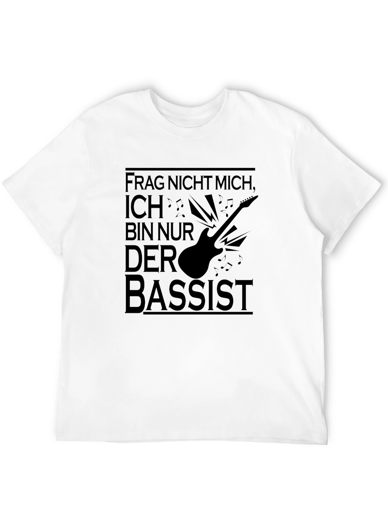 Bassist T-Shirt - German Text Design